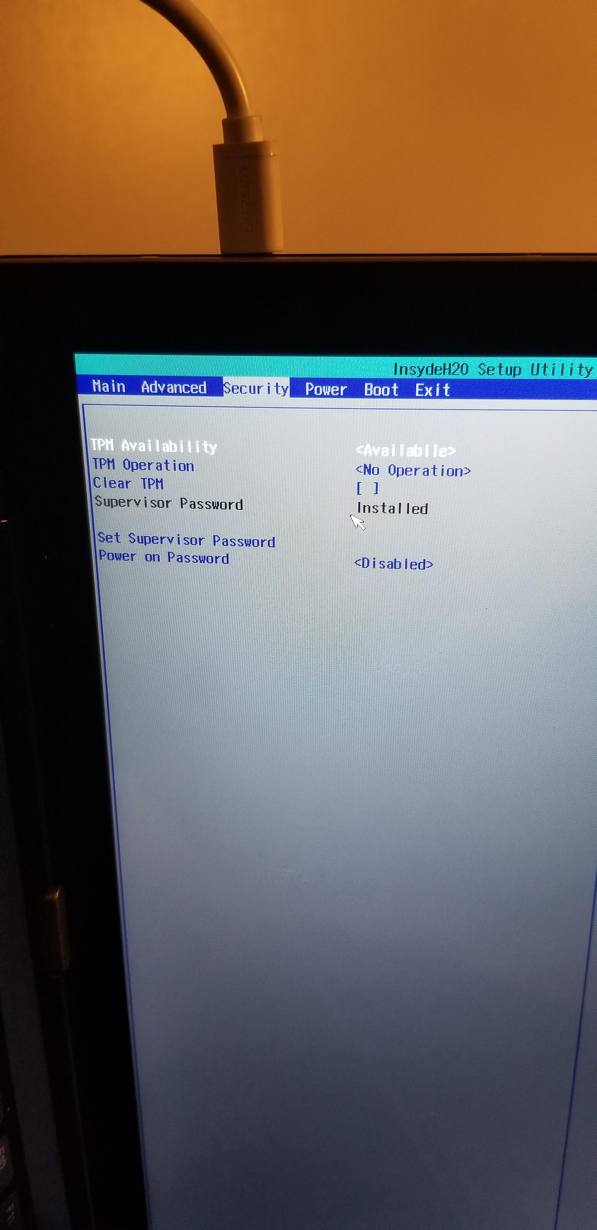 How do I disable secure boot on my Nextbook Flexx 10? I can't find it