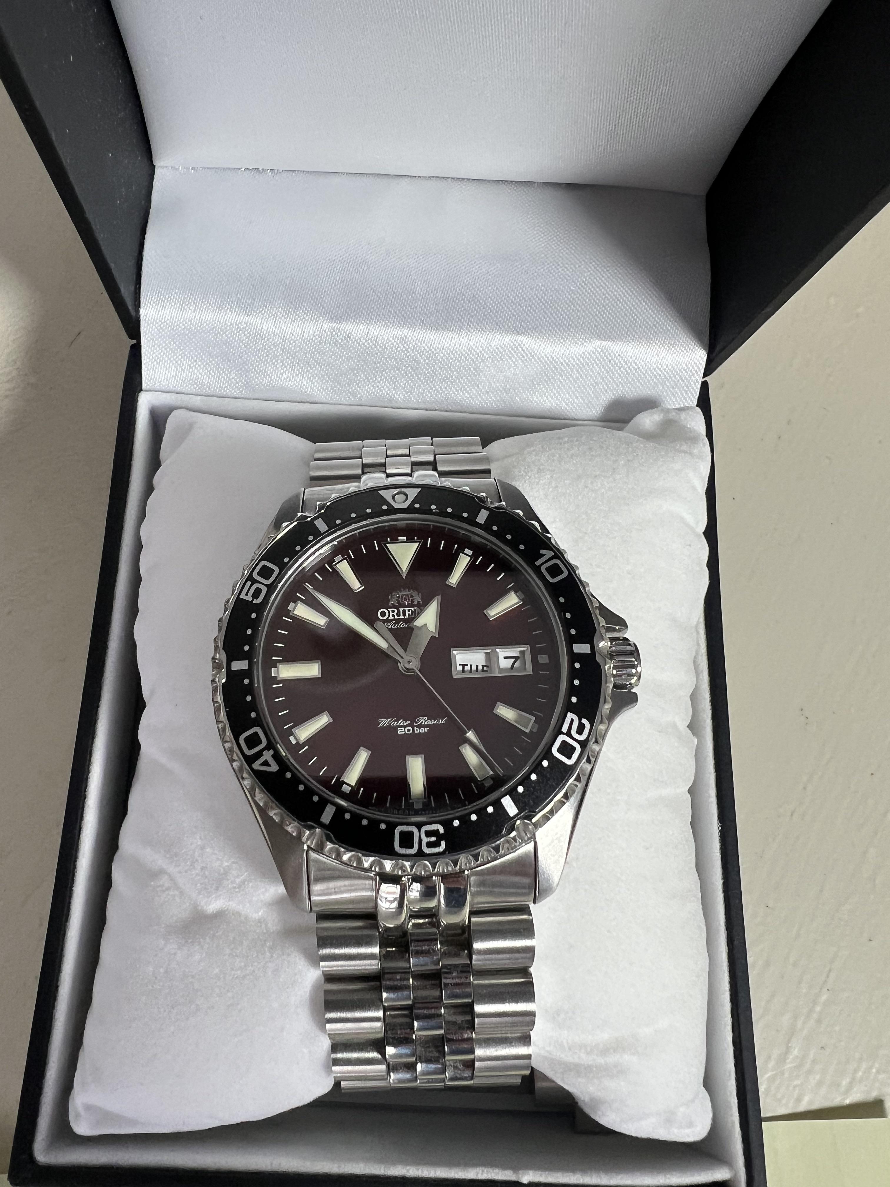 [WTS] Orient Kamasu Red Full Set/Jubilee r/WatchExchangeCanada