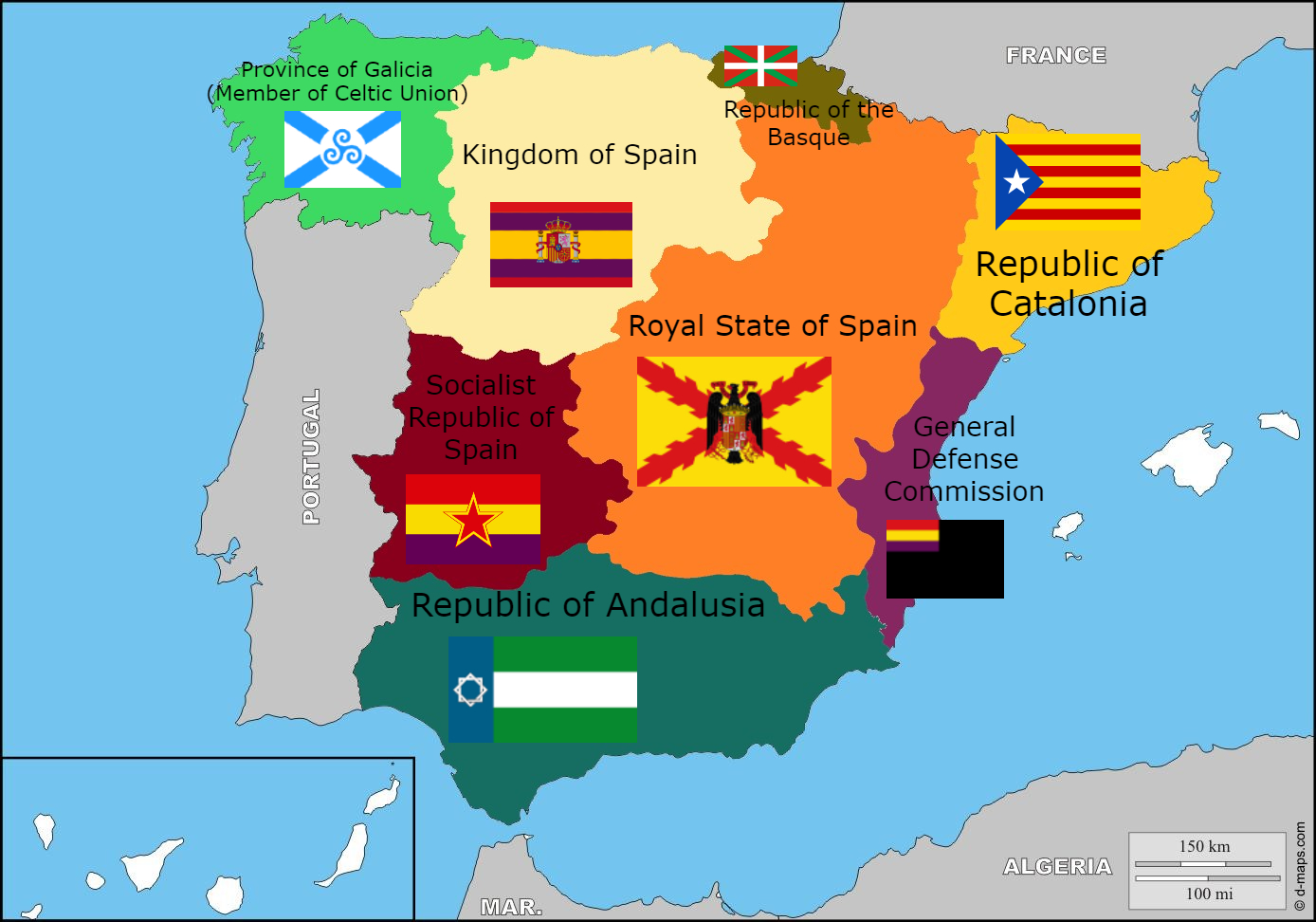 Spanish Civil War 1934 r/AlternateHistory