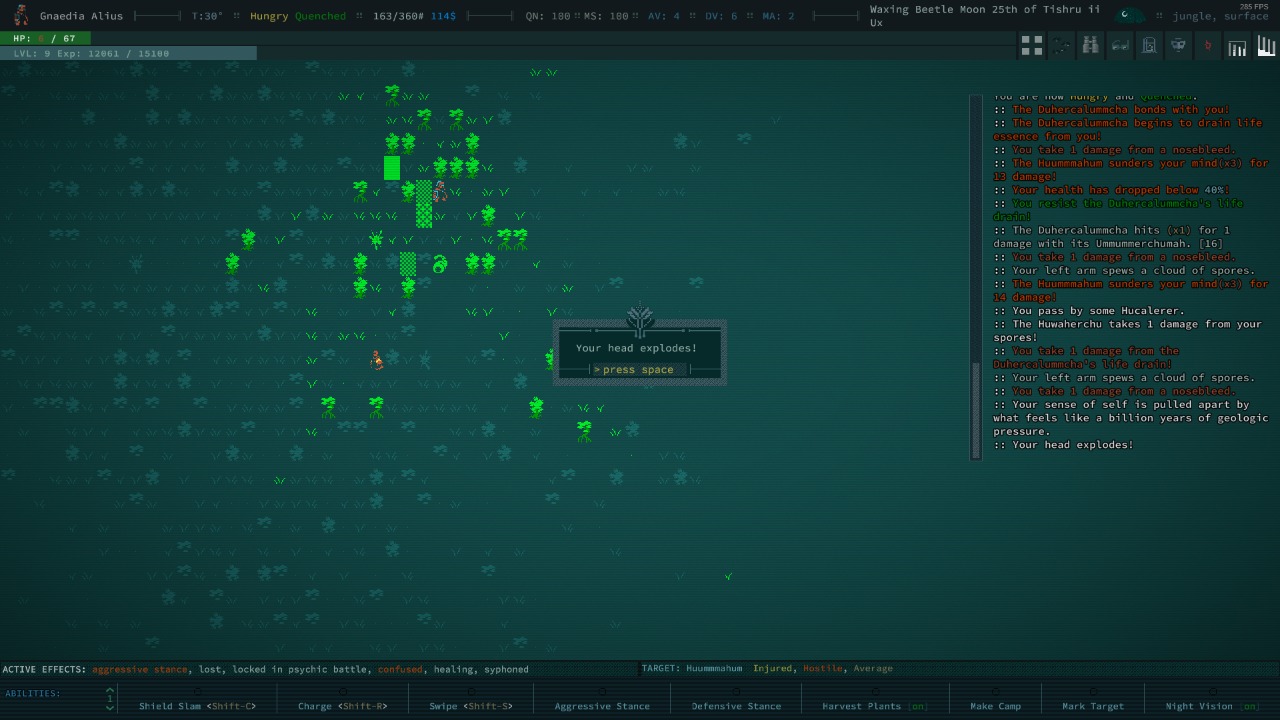 So much for my first time exploring after completing the copper wire quest cavesofqud