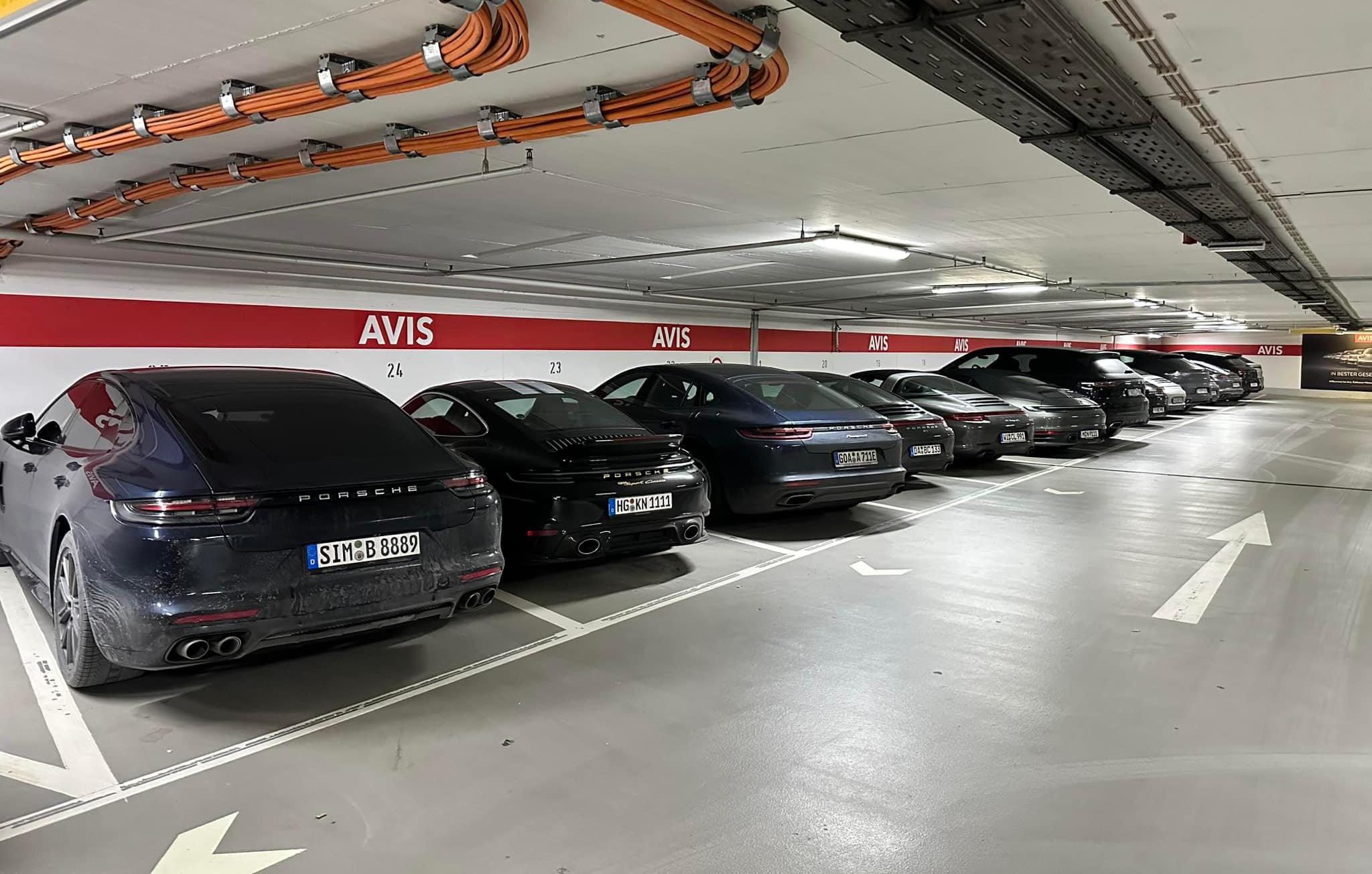 Avis rental at Frankfurt Airport r/Porsche