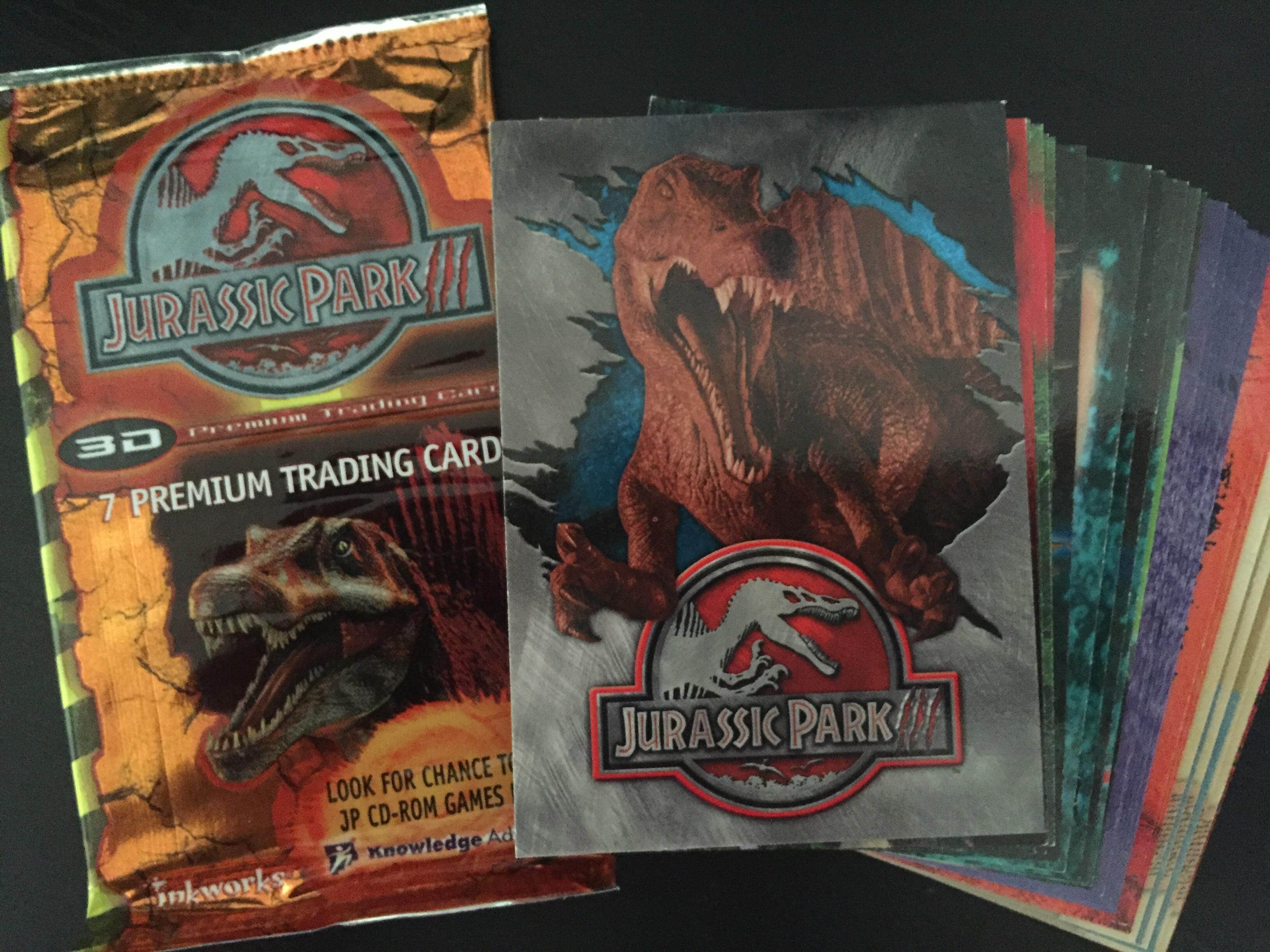 Bought some Jurassic Park III cards from a collectible shop near me