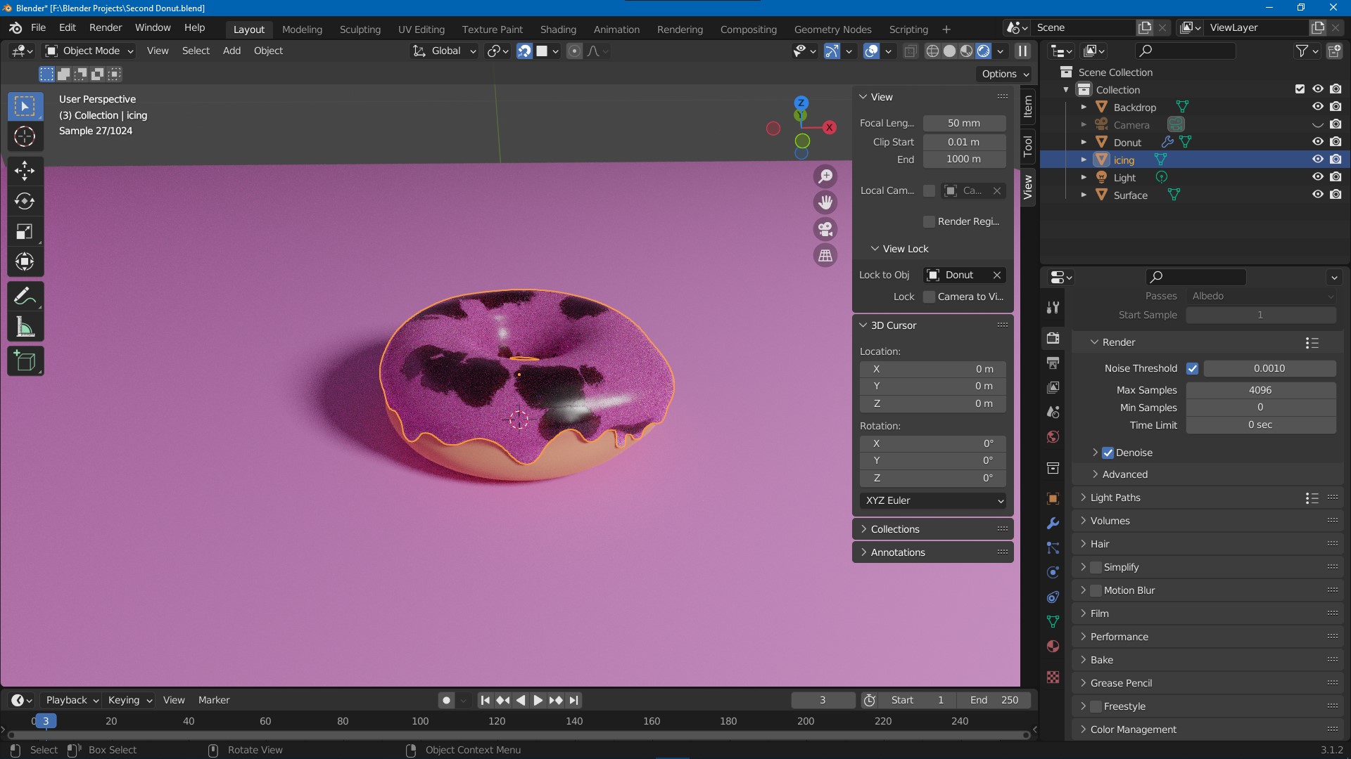 Beginner here, why am I suddenly getting these black spots when rendering with Cycles? They don