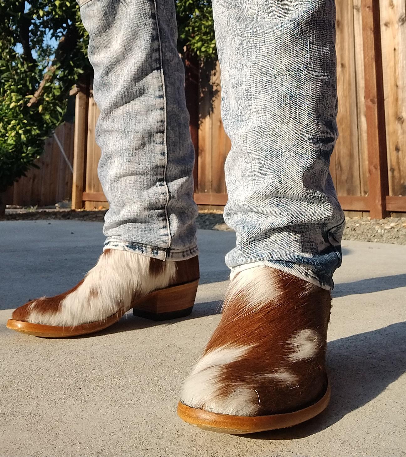 Experiment smoke Pakistani cowhide boots for men Endure Adaptation Supply