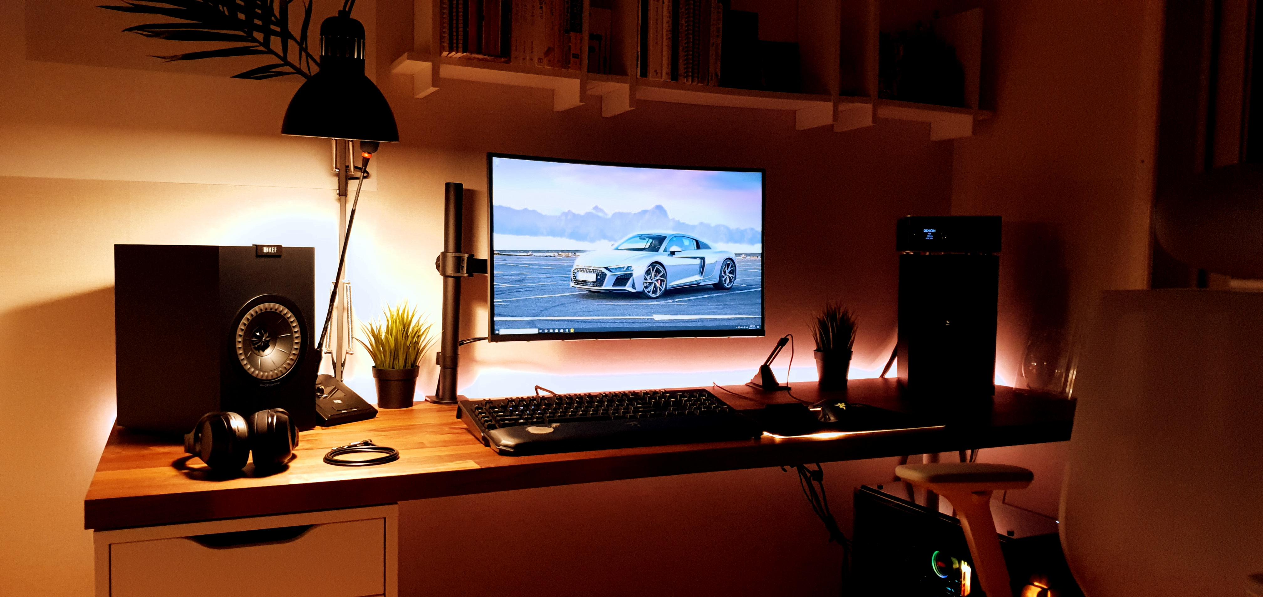 Finished our 98" Karlby counter top desk! Pretty happy with the results. ikeahacks