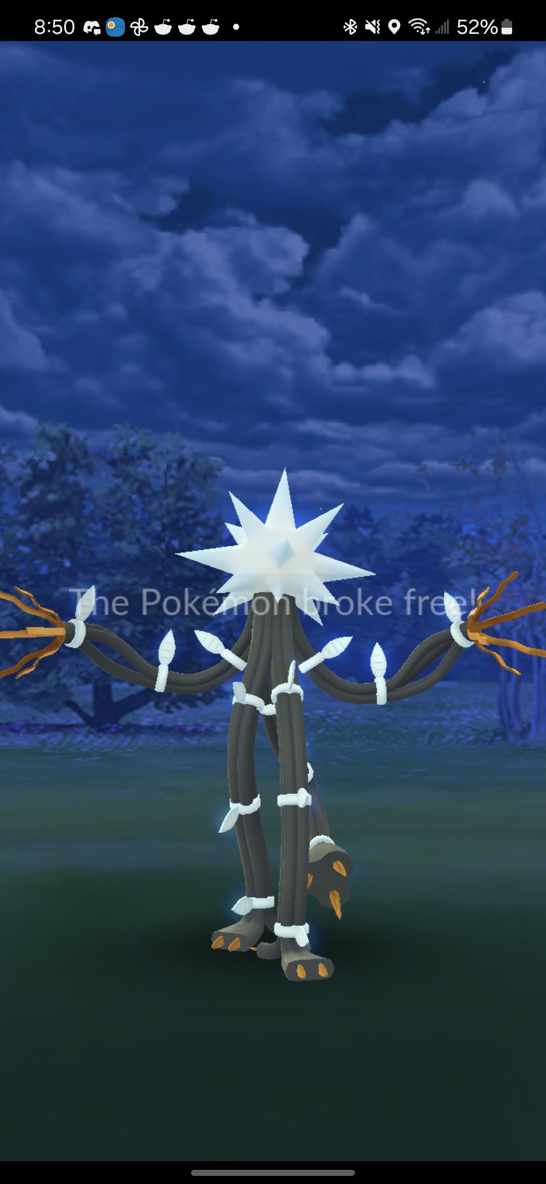 14 excellent throws in a row. And it ran! r/pokemongo