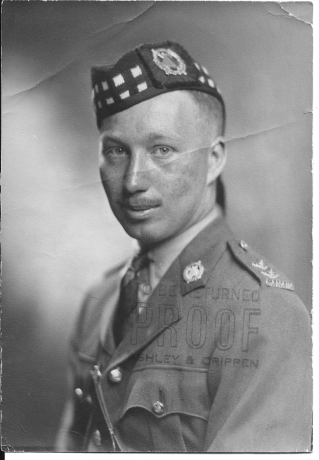 My grandfather, Lt. Leo H. McLaughlin Highland Light Infantry of