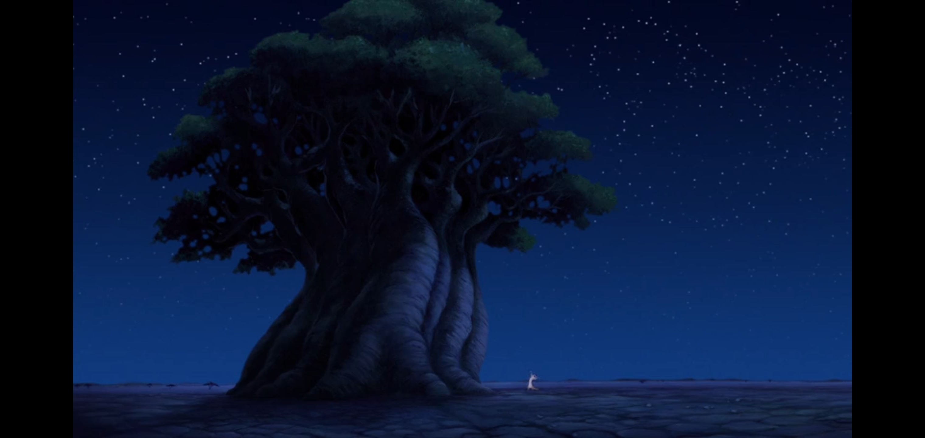 In the Lion King 1/2 you can see Micky Mouse in the night sky to the