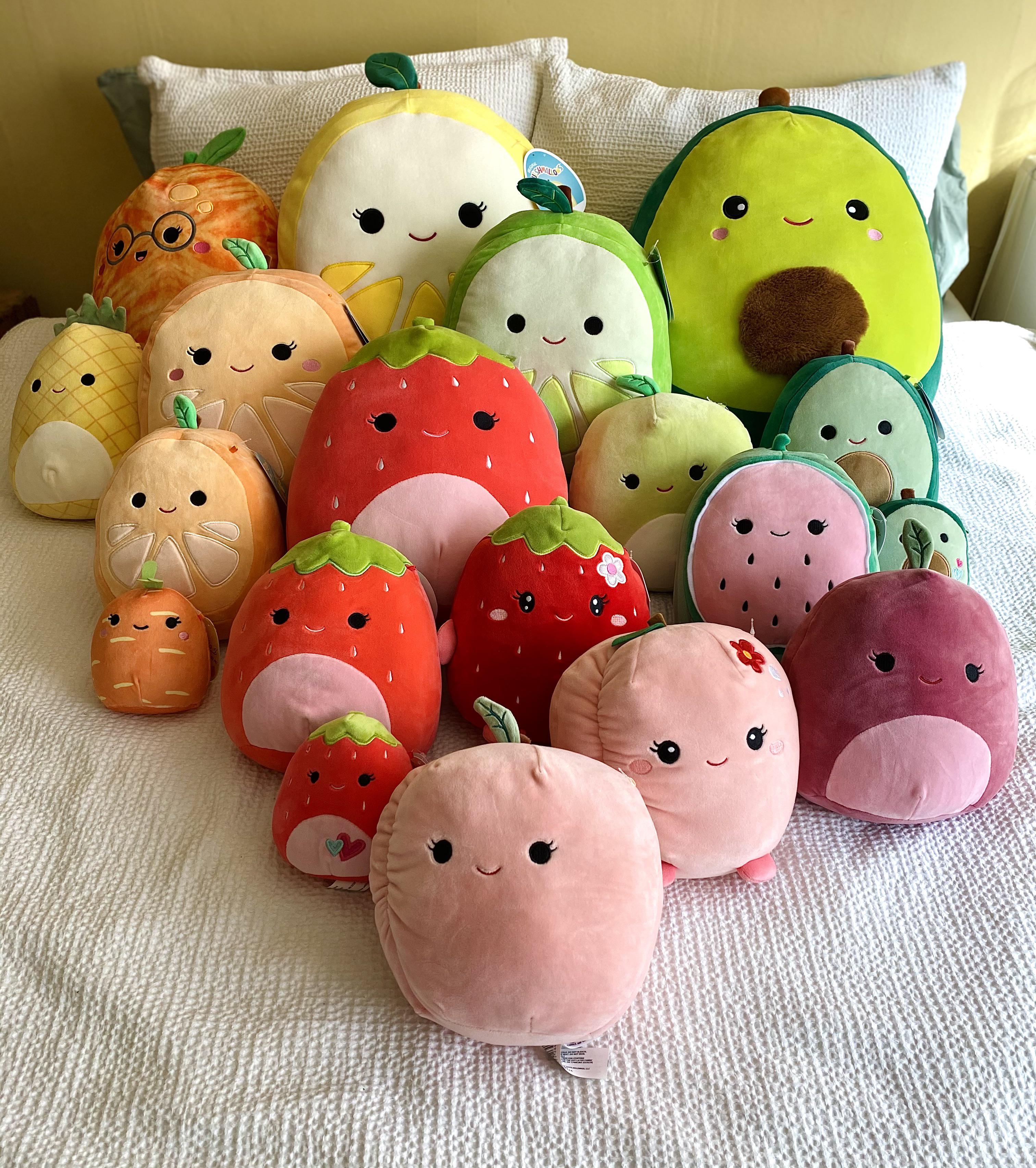 My Squishmallow fixation started with the fruits...here we are today