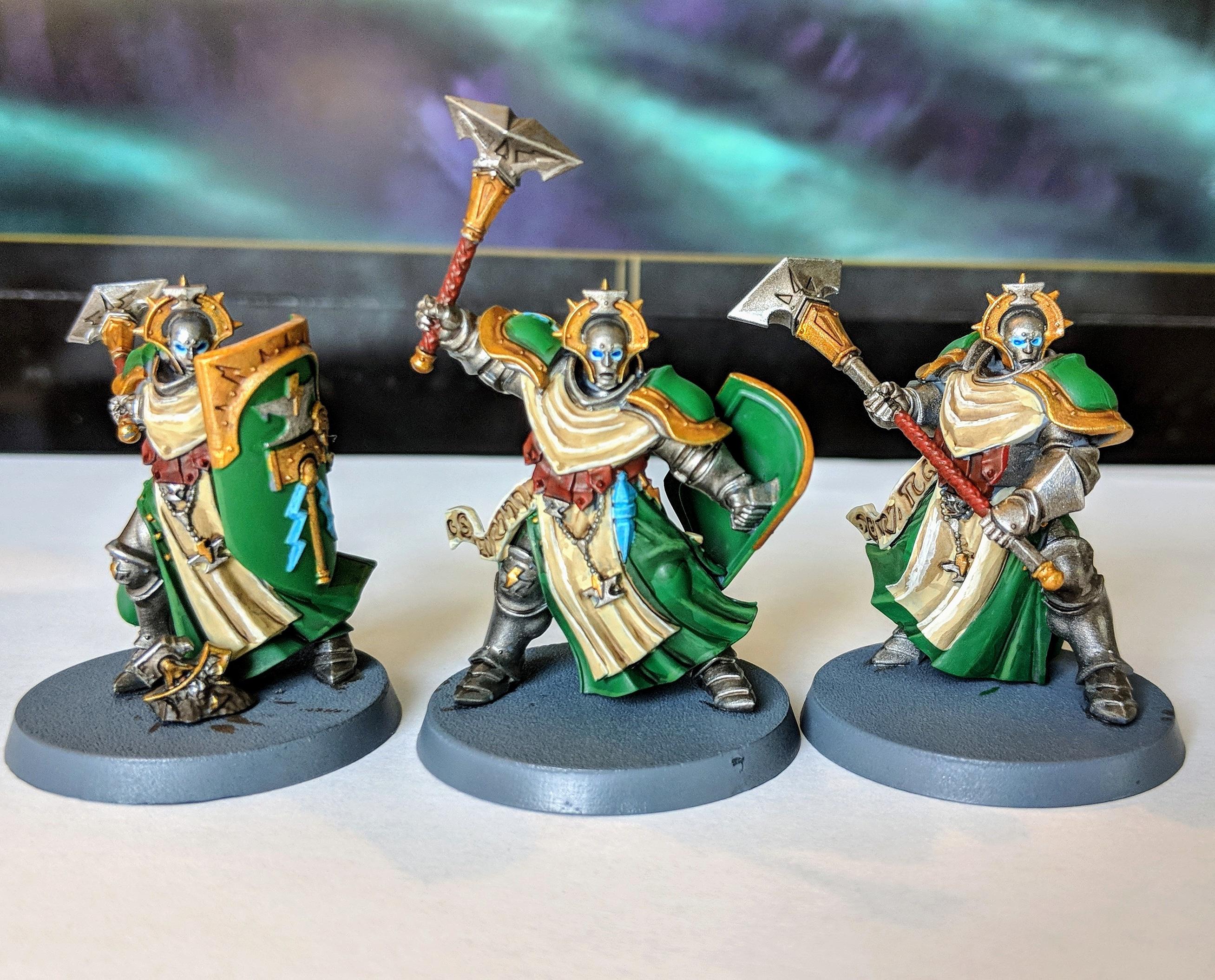 Knights of the Aurora colors work well on the new