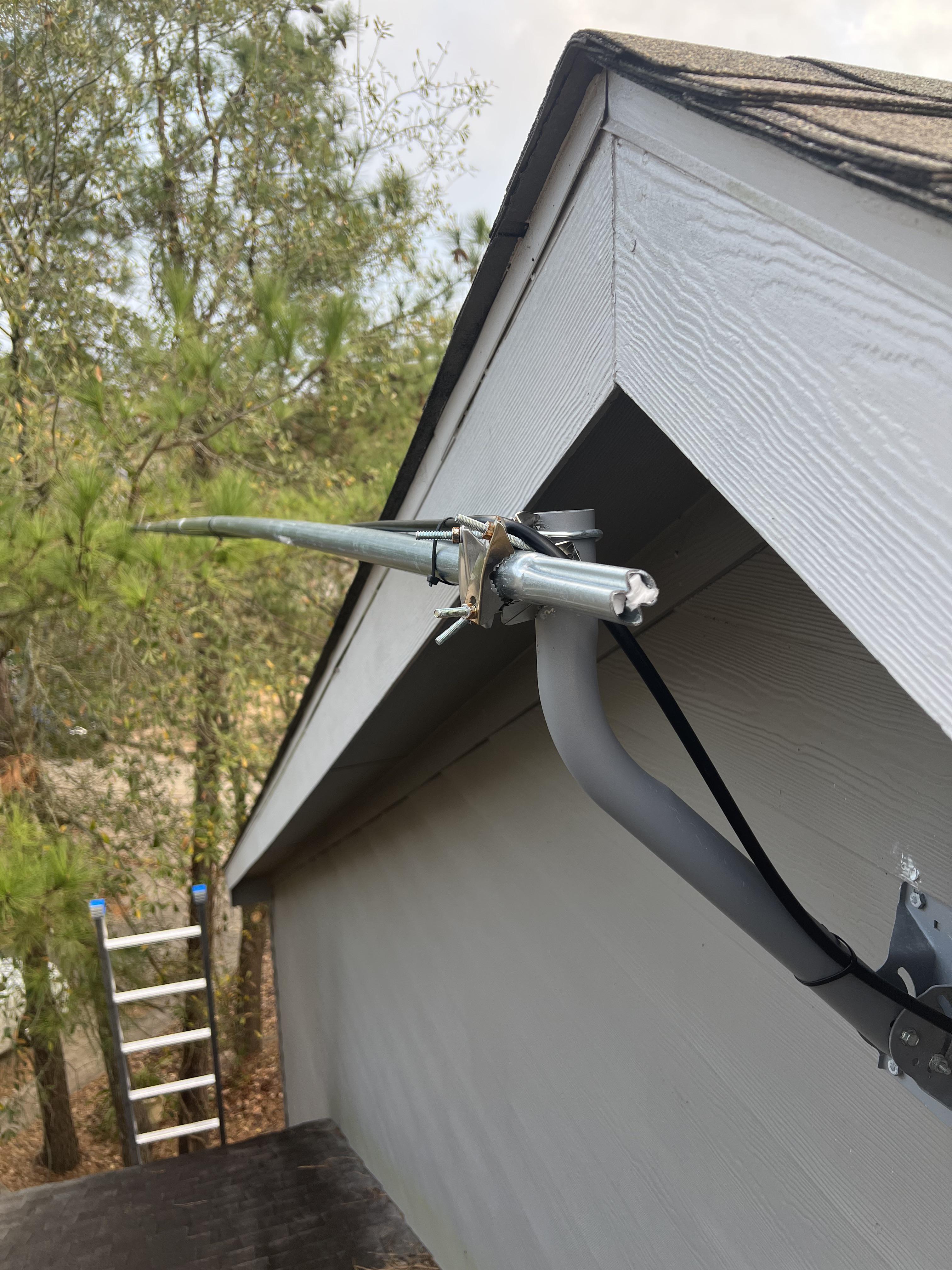 So I was wondering if I should use guy wires for a 20ft antenna… funnily enough it’s still