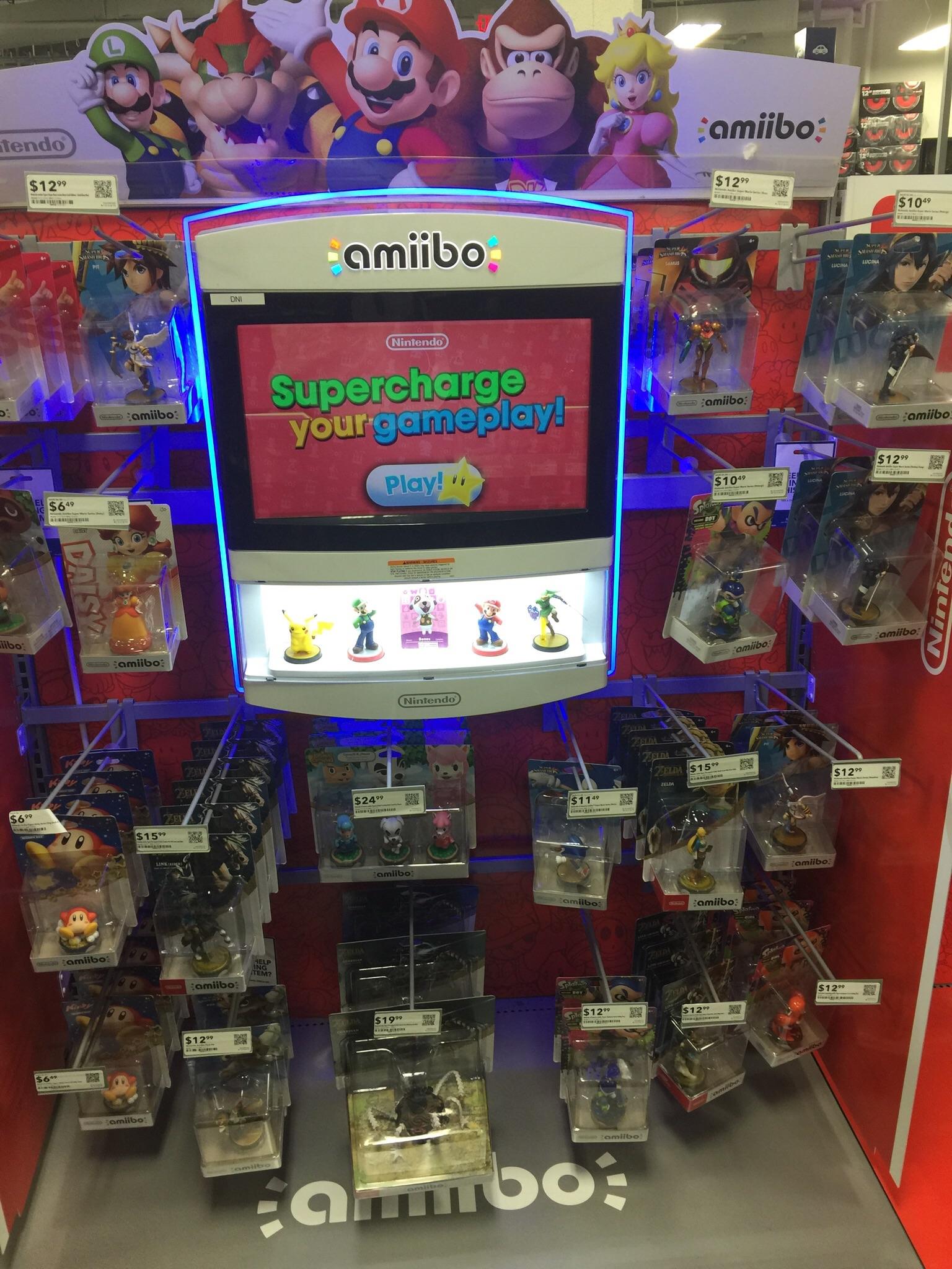 Stock at Best Buy Tenleytown, NW, DC. All BotW amiibo and Kirby series available. r/amiibo