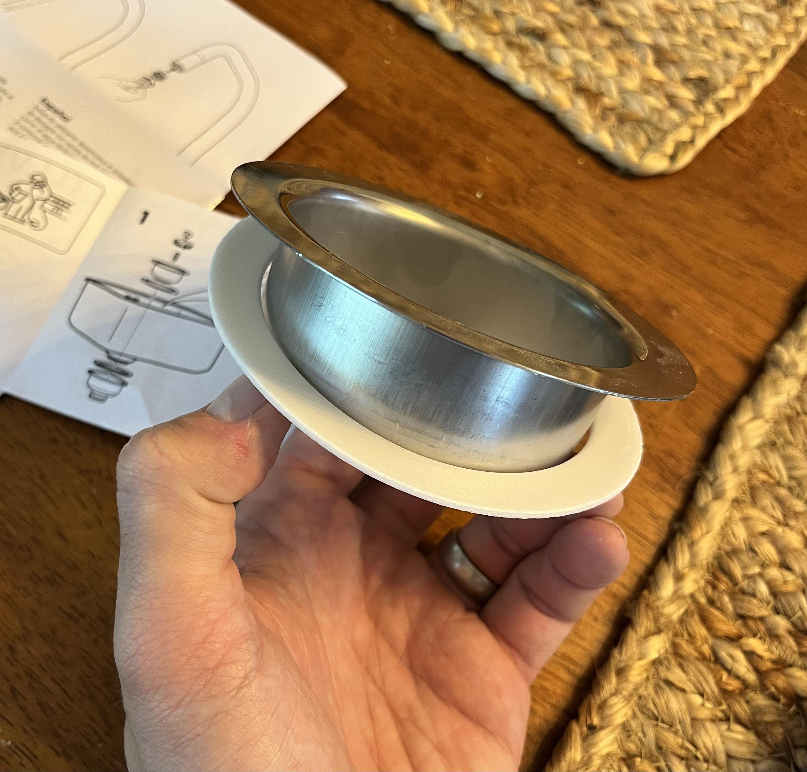 My Ikea drain basket came with a foam ring to bed it to the Ikea sink