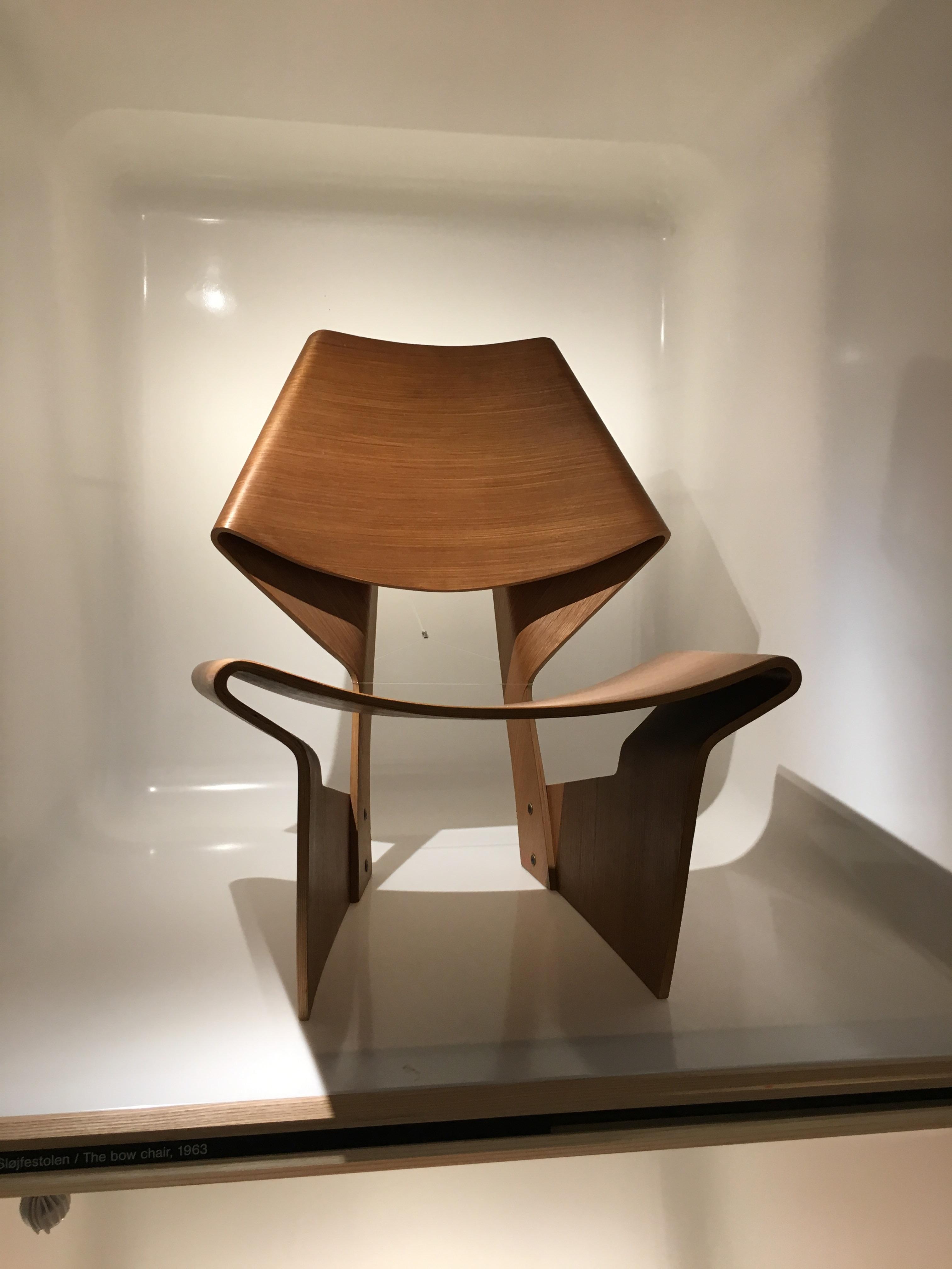 Just one of the chairs in the modern design museum in Copenhagen. What