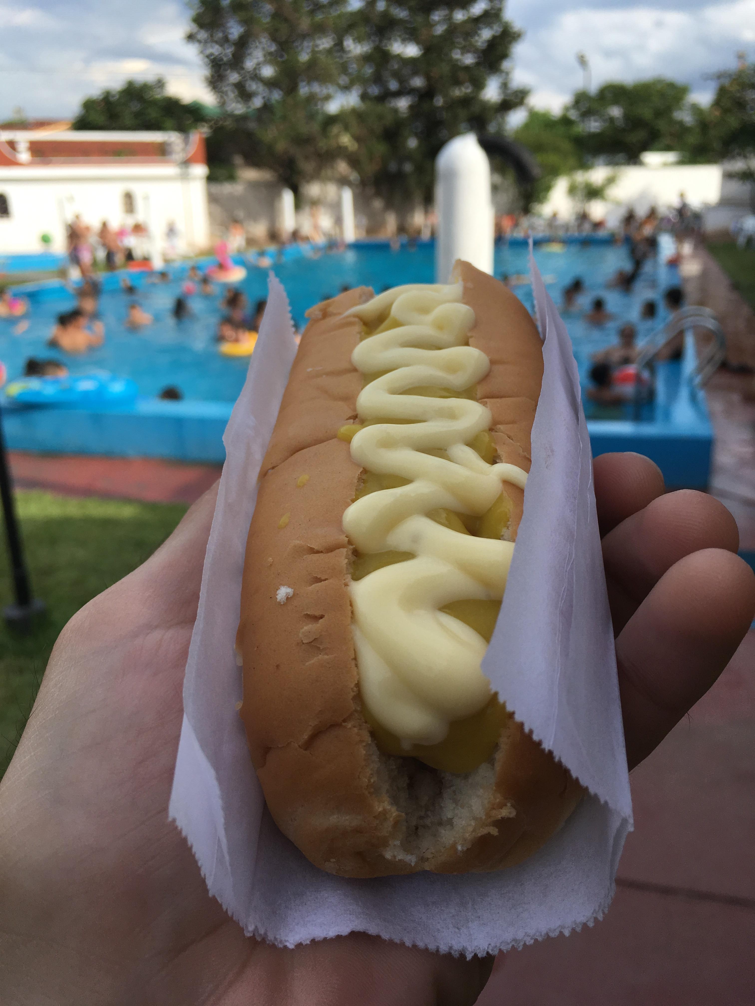 [I ate] Hotdog with mustard and mayonnaise. r/food