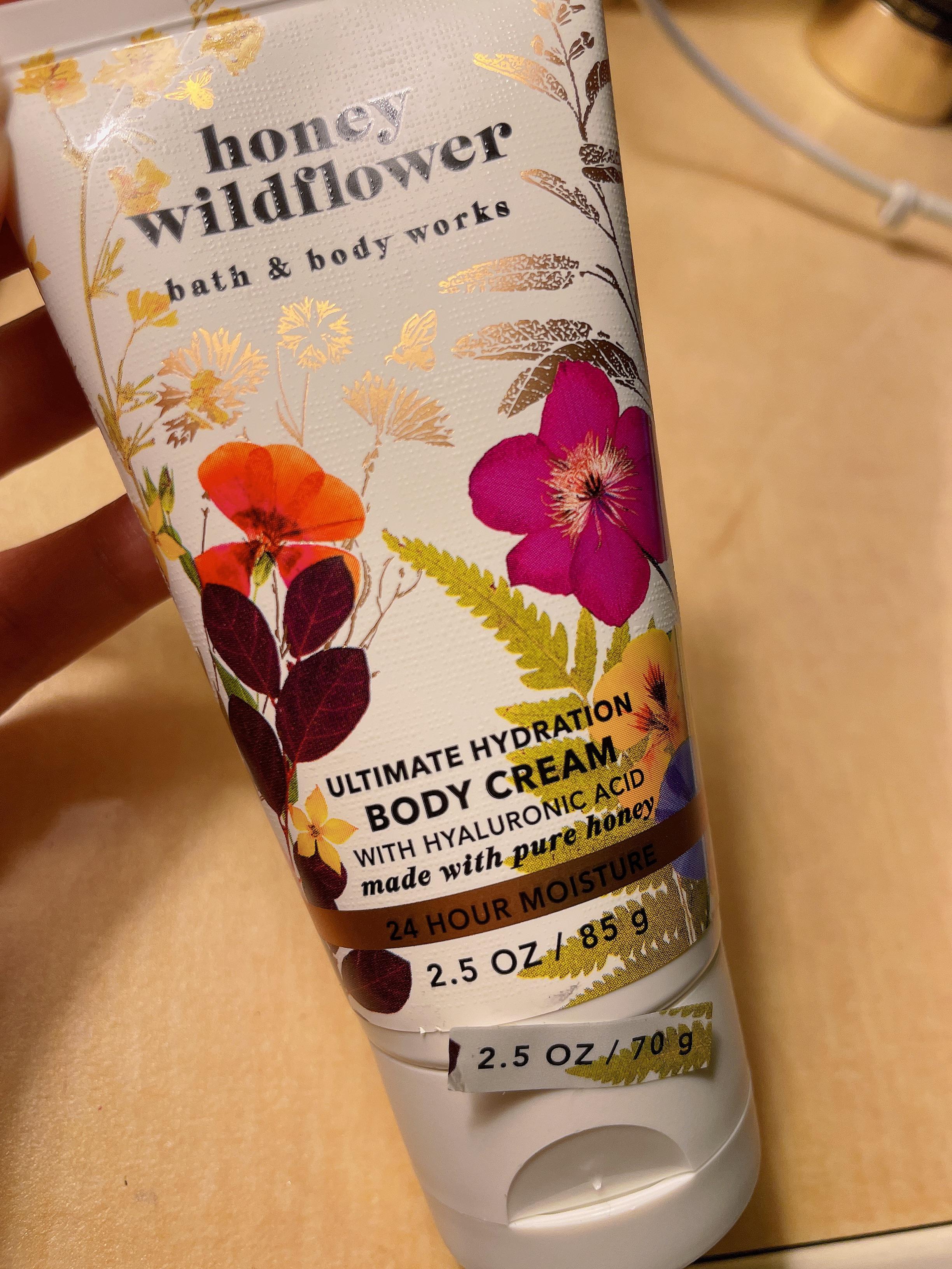 Theory Honey Wildflower body cream isn’t out yet because of misprints