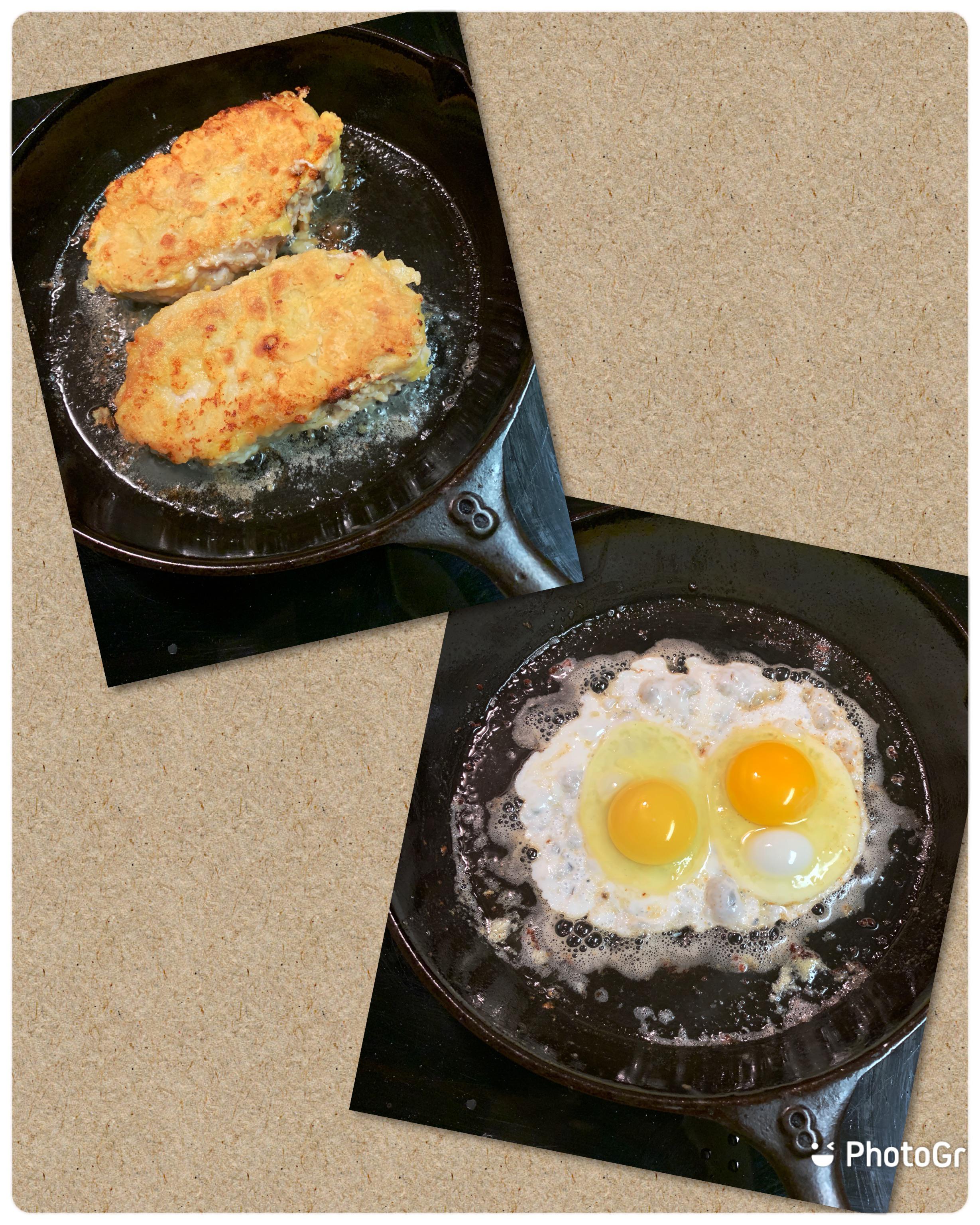 Tonight’s dinner was fried pork chops and eggs 😋 r/tonightsdinner