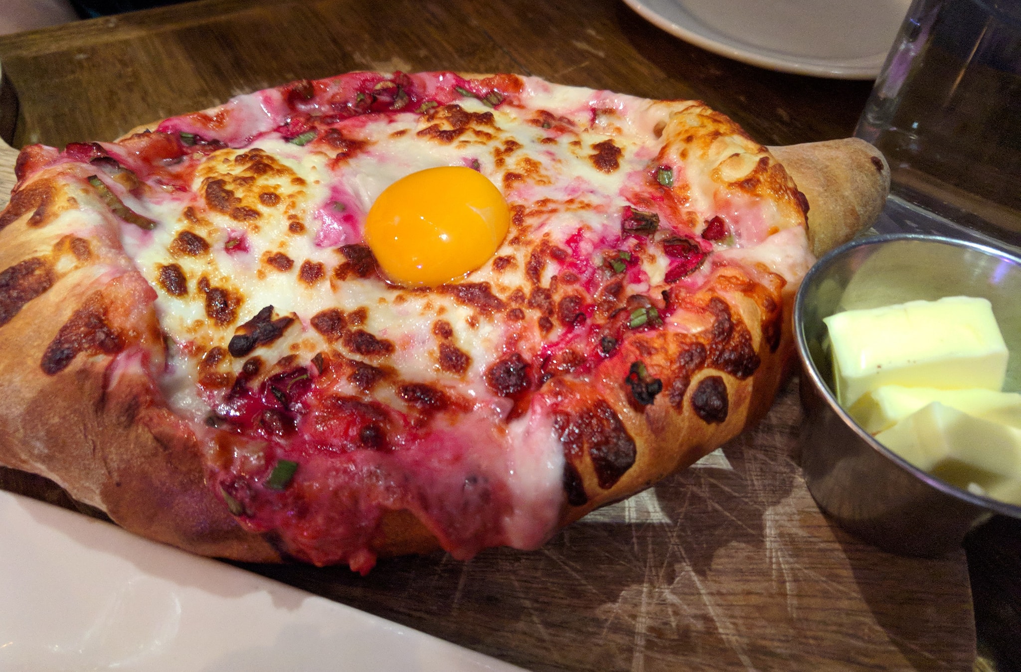 [I ate] Cheeseboat deluxe melted mozzarella and feta cheese infused