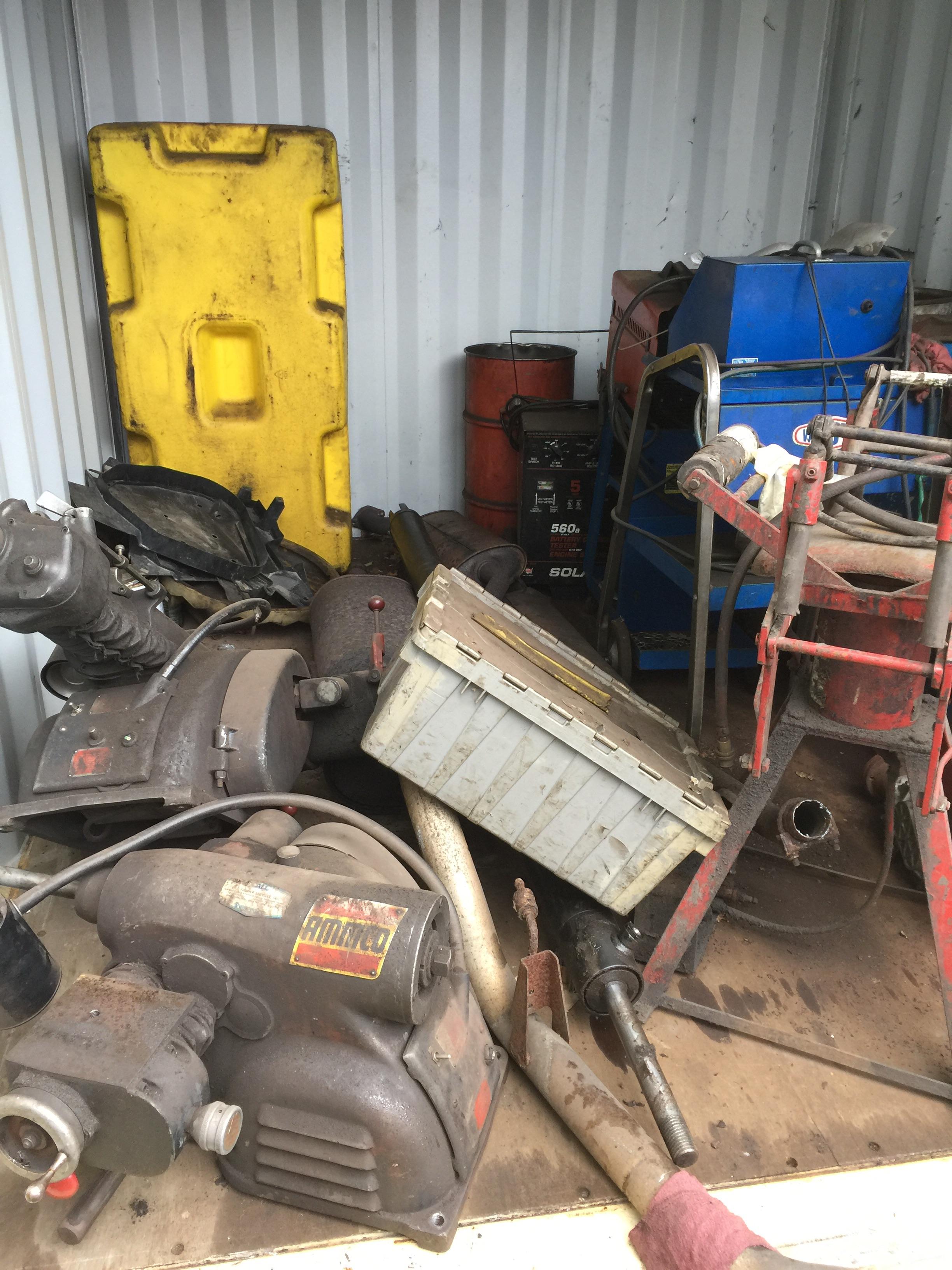 Shop cleanout...awaiting the scrap metal guy