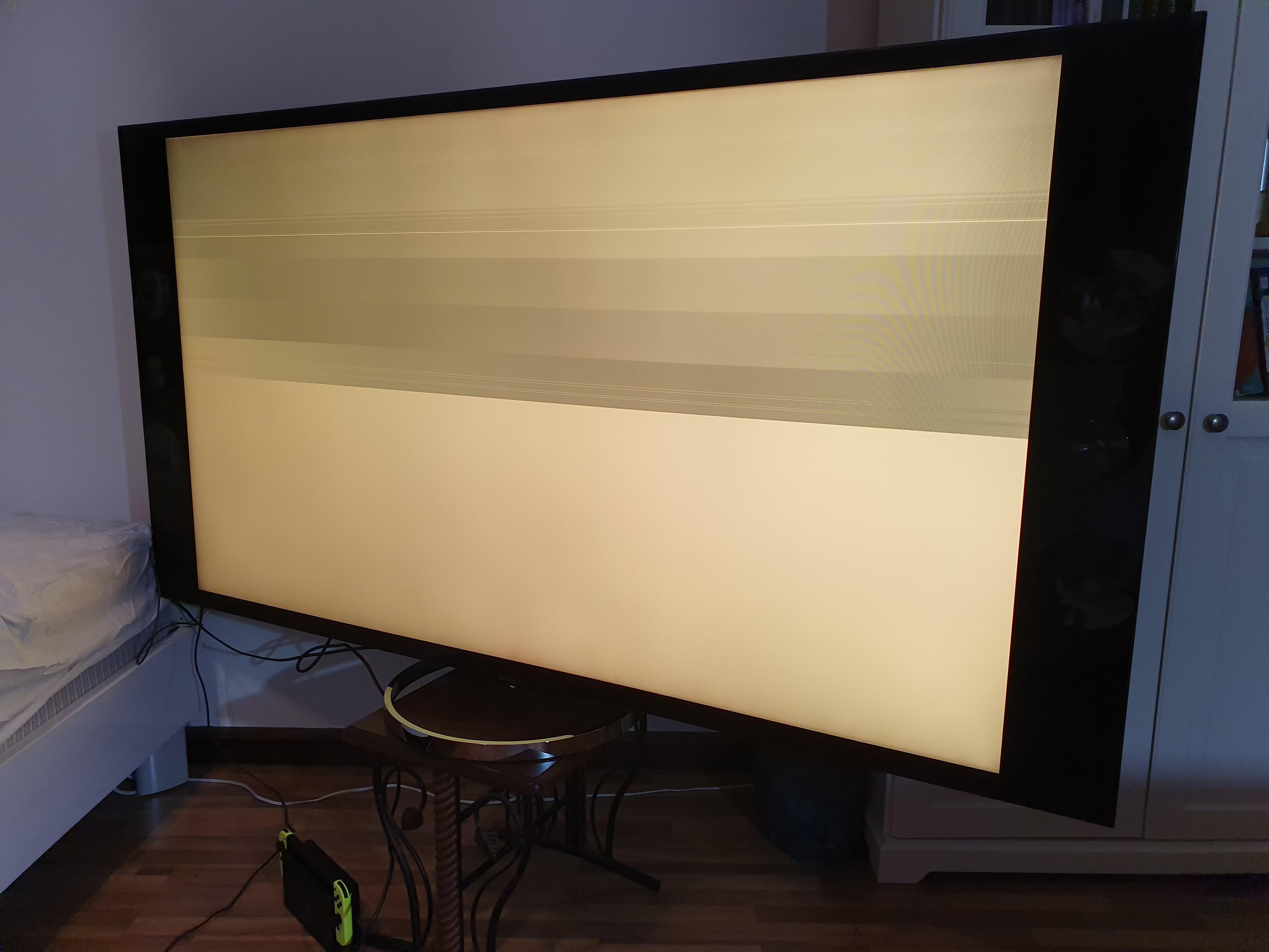 Sony KD65X9004A shadow horizontal lines r/TVRepair