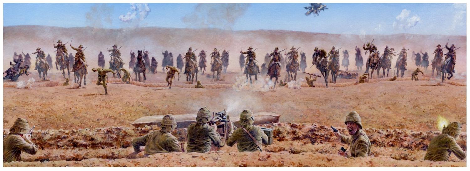 Charge of the Australian Light Horse, Beersheba (Modern Be'erSheva, Israel), 31 October 1917