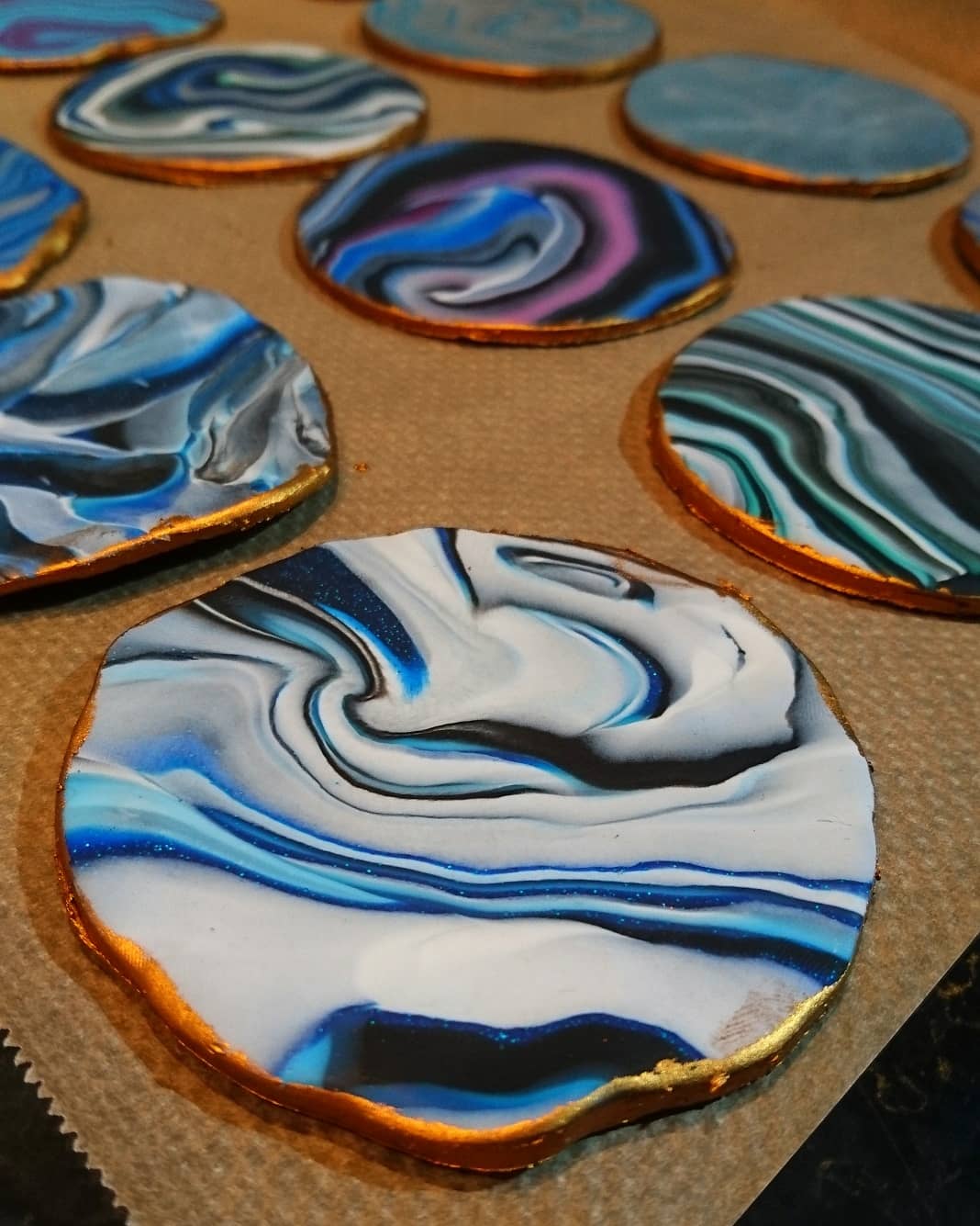 First attempt at homemade coasters! r/crafts