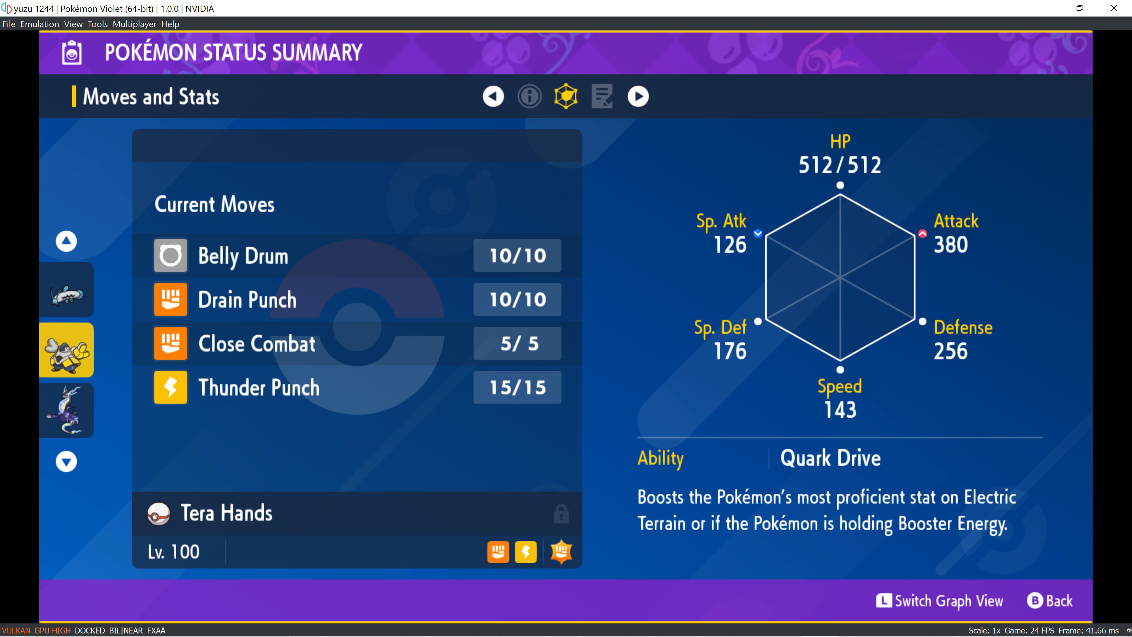 Pokémon Violet Change Moves Button Broken : r/yuzu