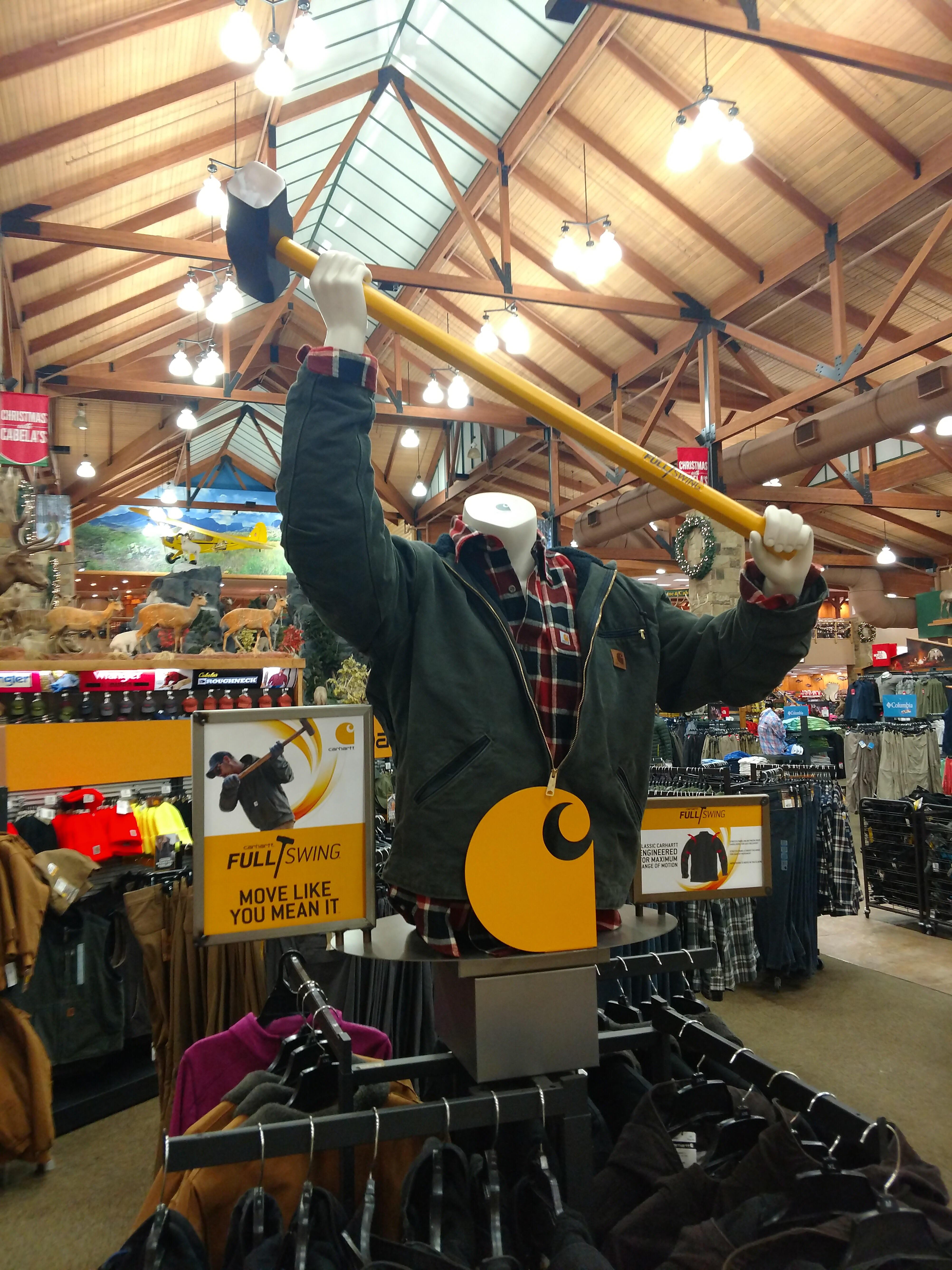 Local outdoor outfitters is selling Punisher cosplay equipment funny