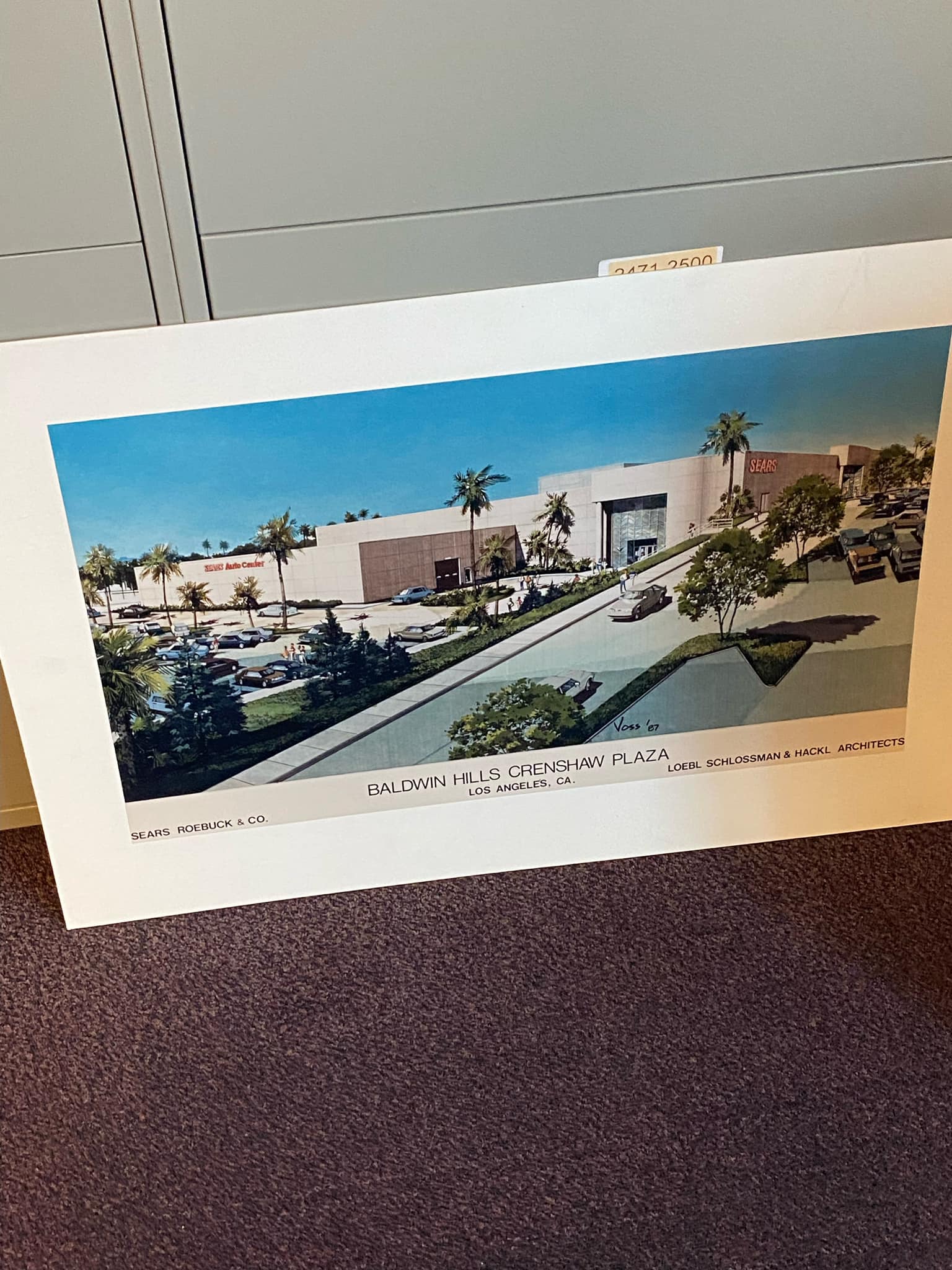 Vintage Renderings of Hoffman Estates Sears Holdings HQ in Hoffman