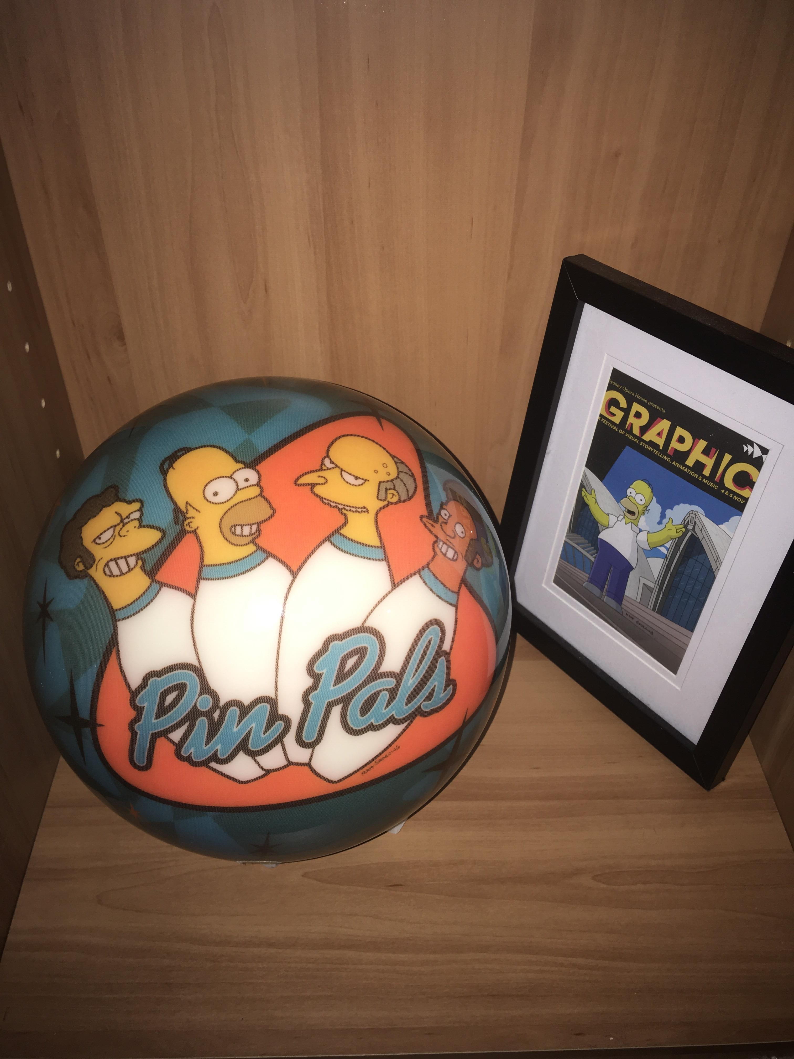 Simpsons bowling ball 20 AUD. r/ThriftStoreHauls