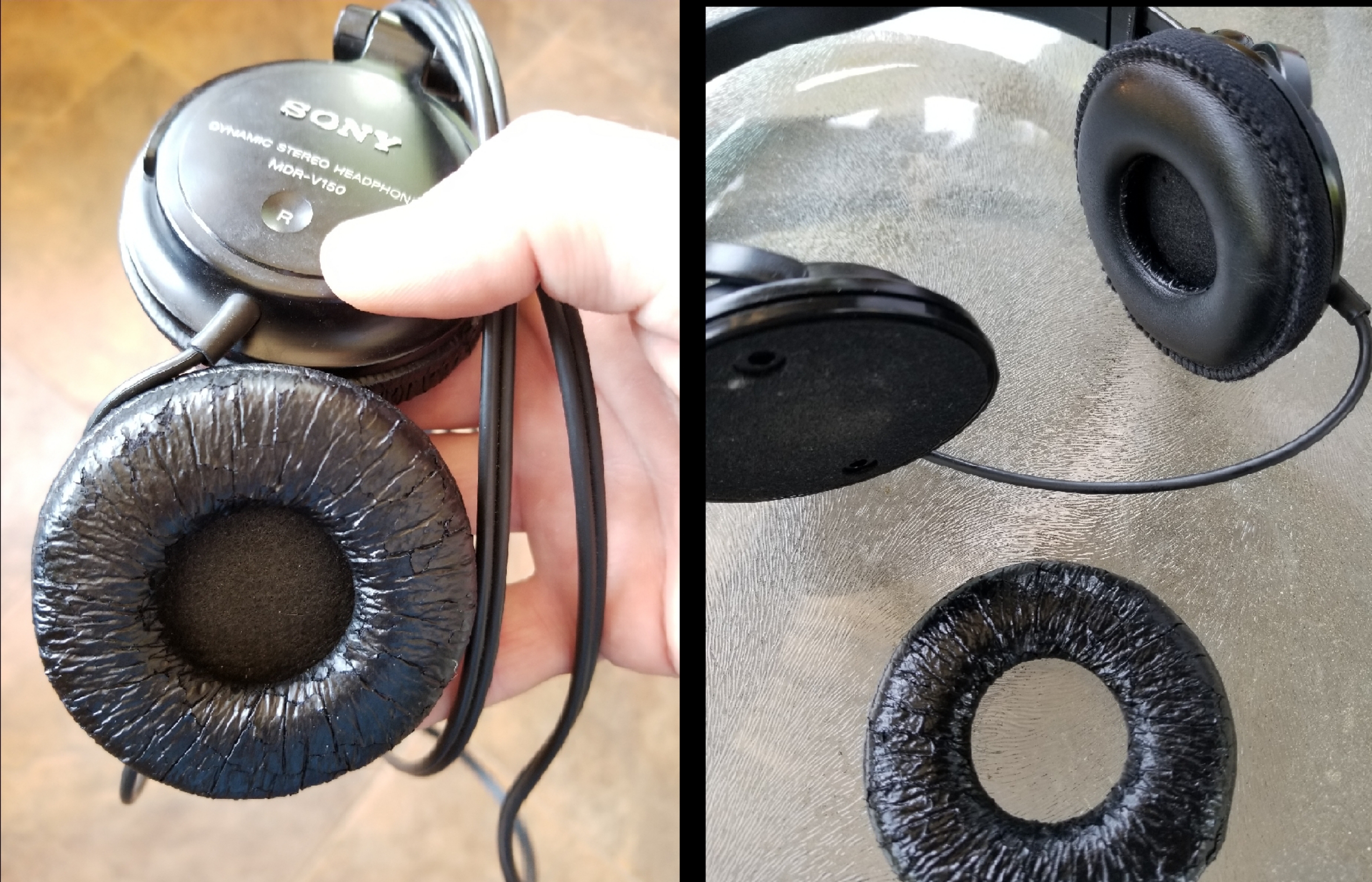 While attempting to fix/repair my headphone cushions I realized I could