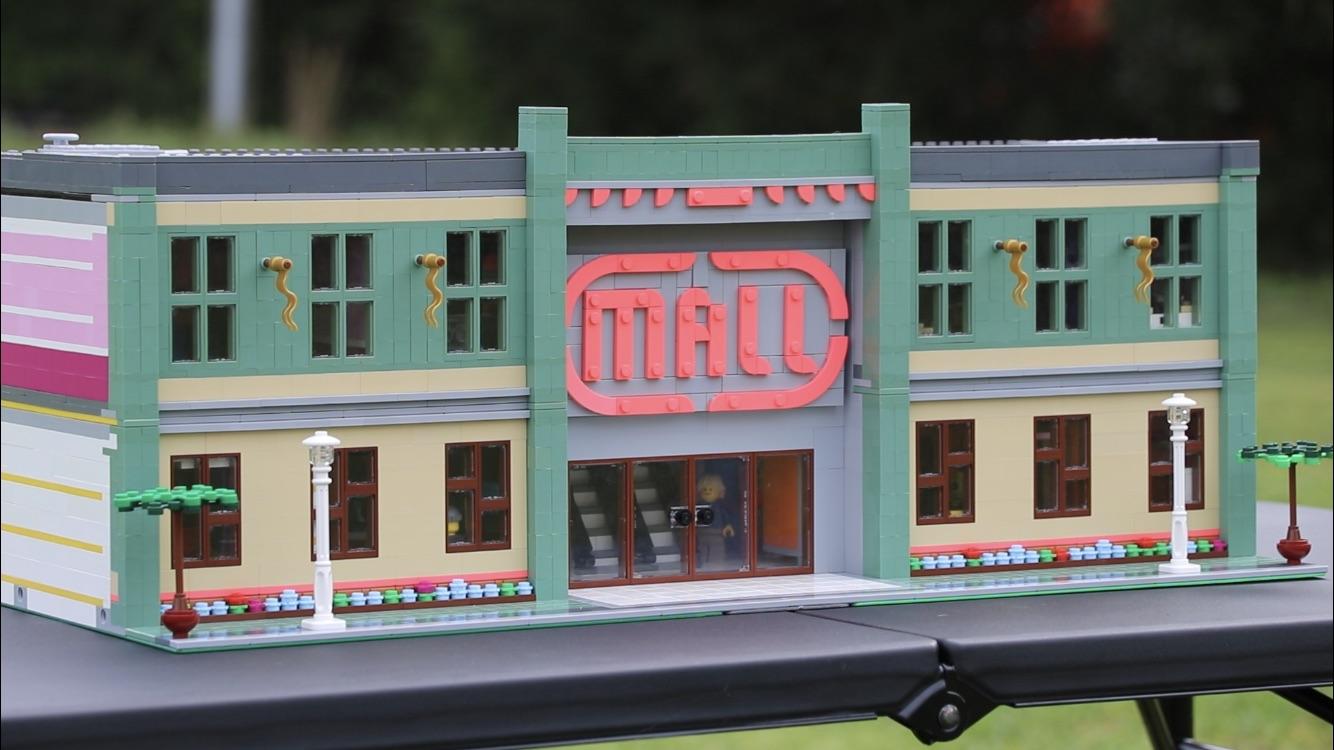 MODULAR SHOPPING MALL! 6,000+ bricks, 2 fully decorated floors, and 9