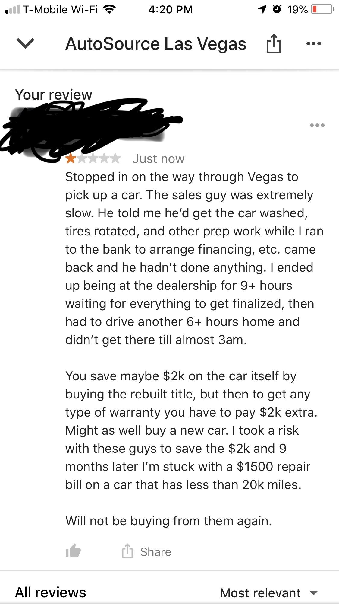 This is why you don’t buy a rebuilt title car. : r/Cartalk