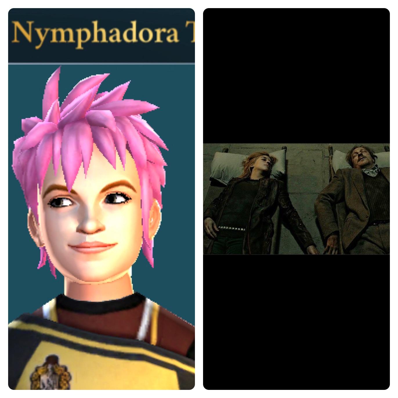 Nymphadora tonks 😭 but she was my friend!!!! r/HPHogwartsMystery