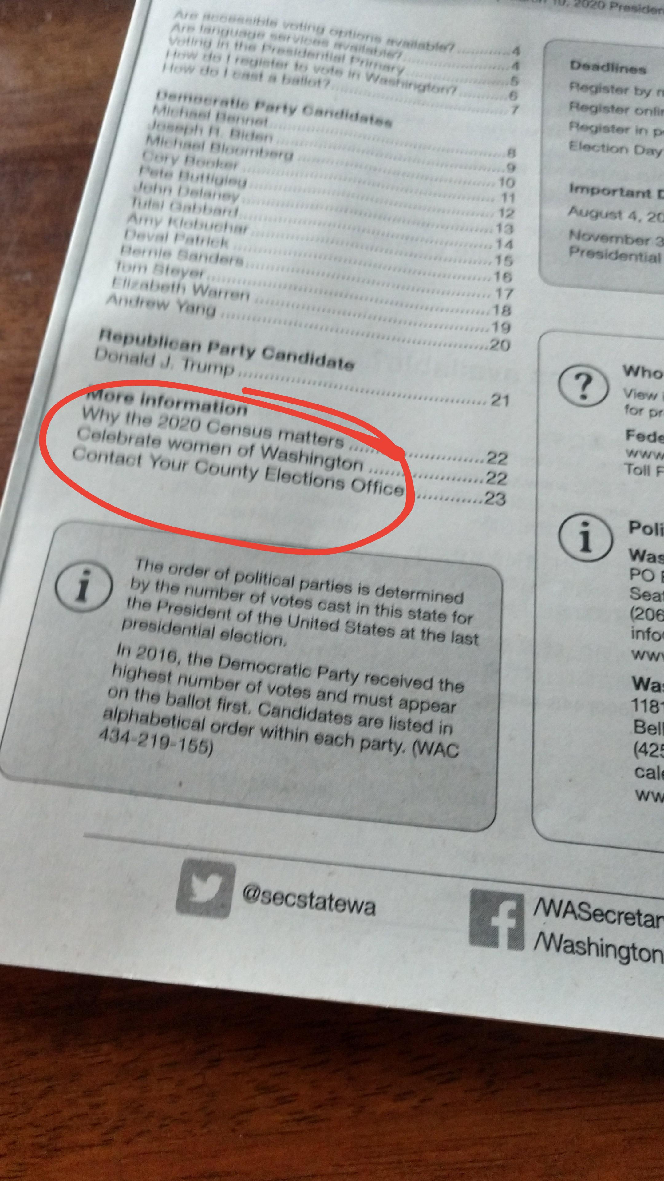 How is this allowed in a BALLOT? Conservative