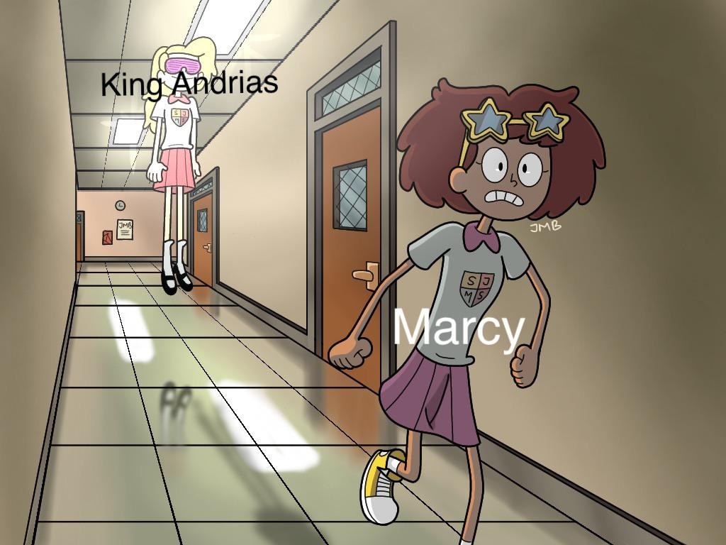 Marcy's cape is on fire r/amphibia