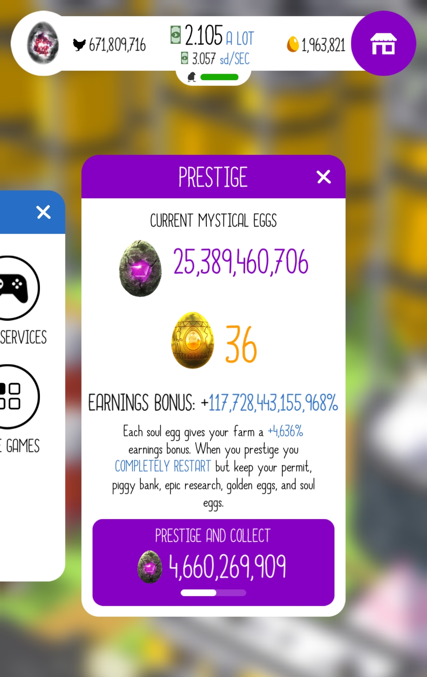 After finally cracking open the piggy bank, my soul eggs now give a