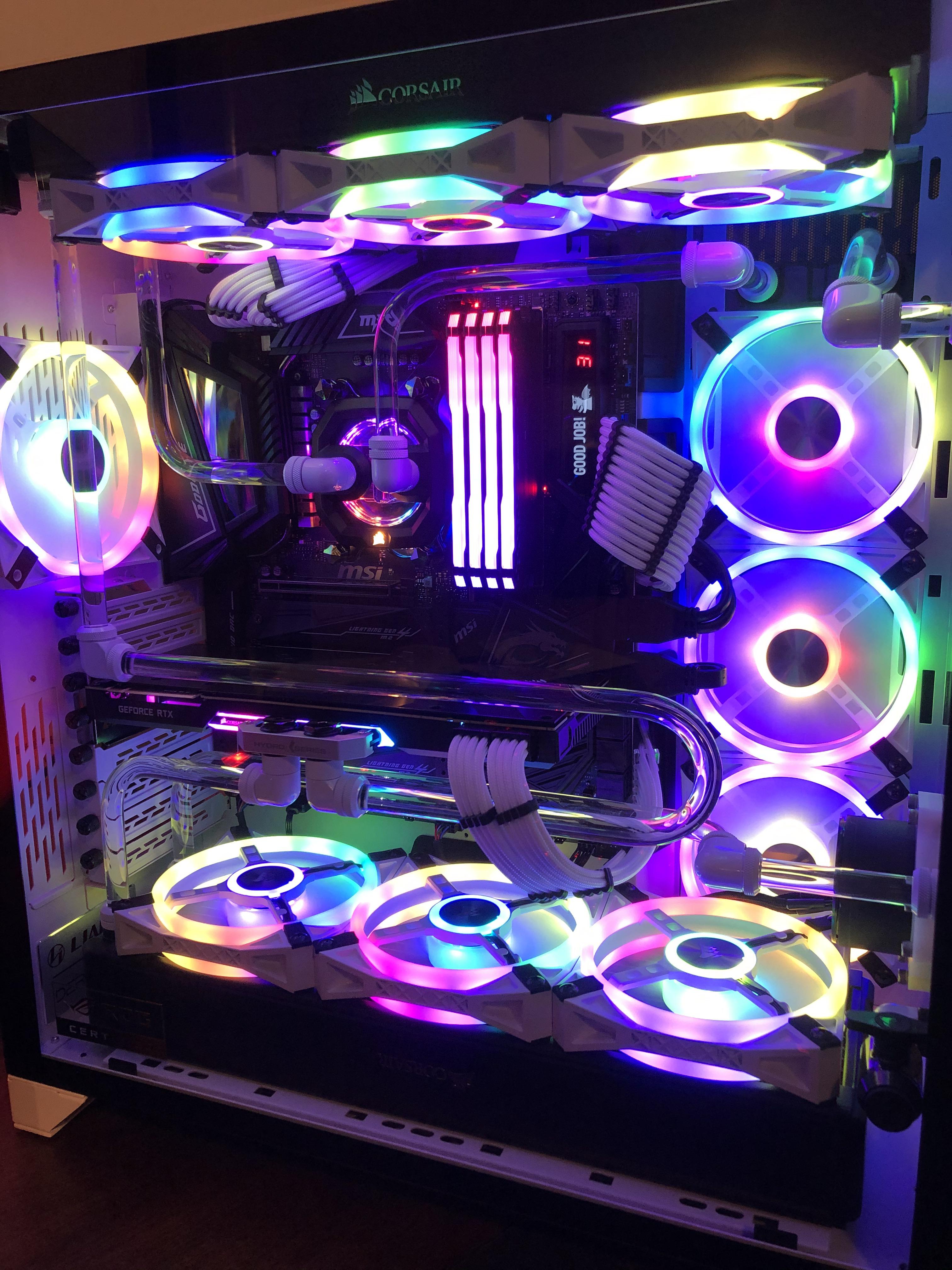 First ever PC build! All Corsair Hydro X! Corsair