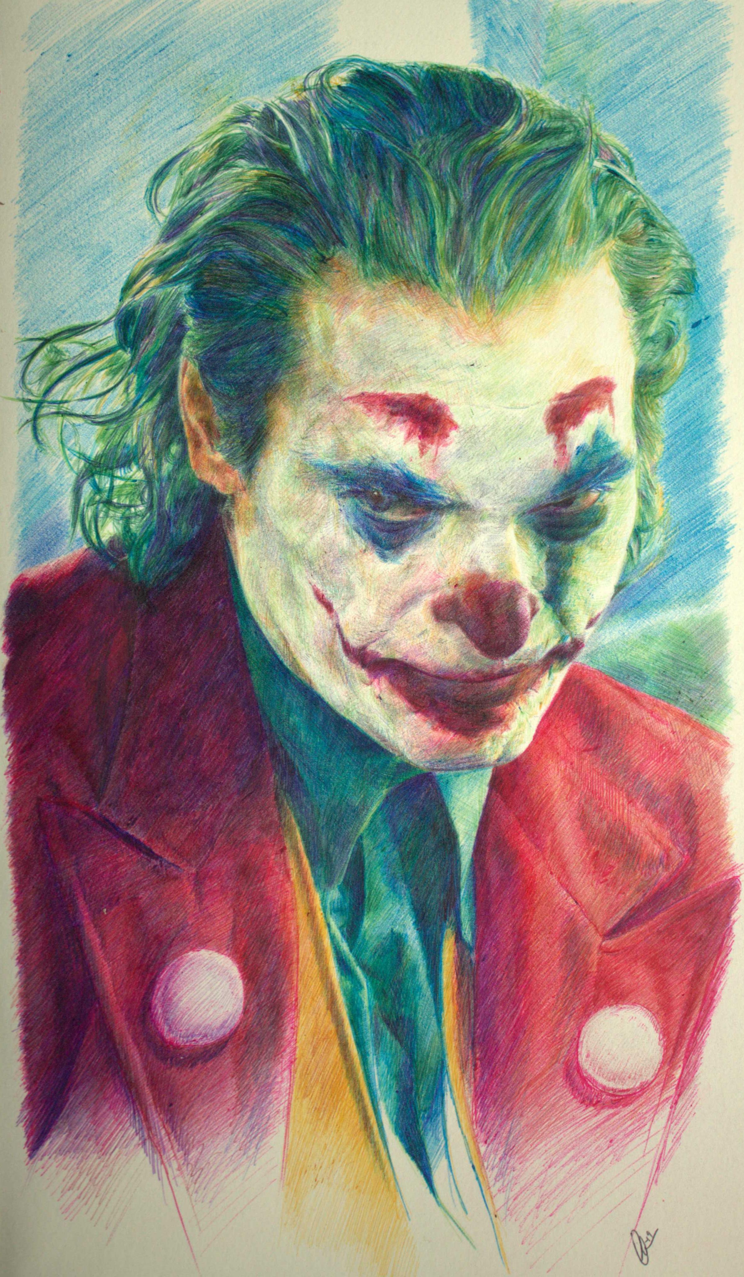 Ballpoint on Paper. First time trying colored ballpoint pens drawing