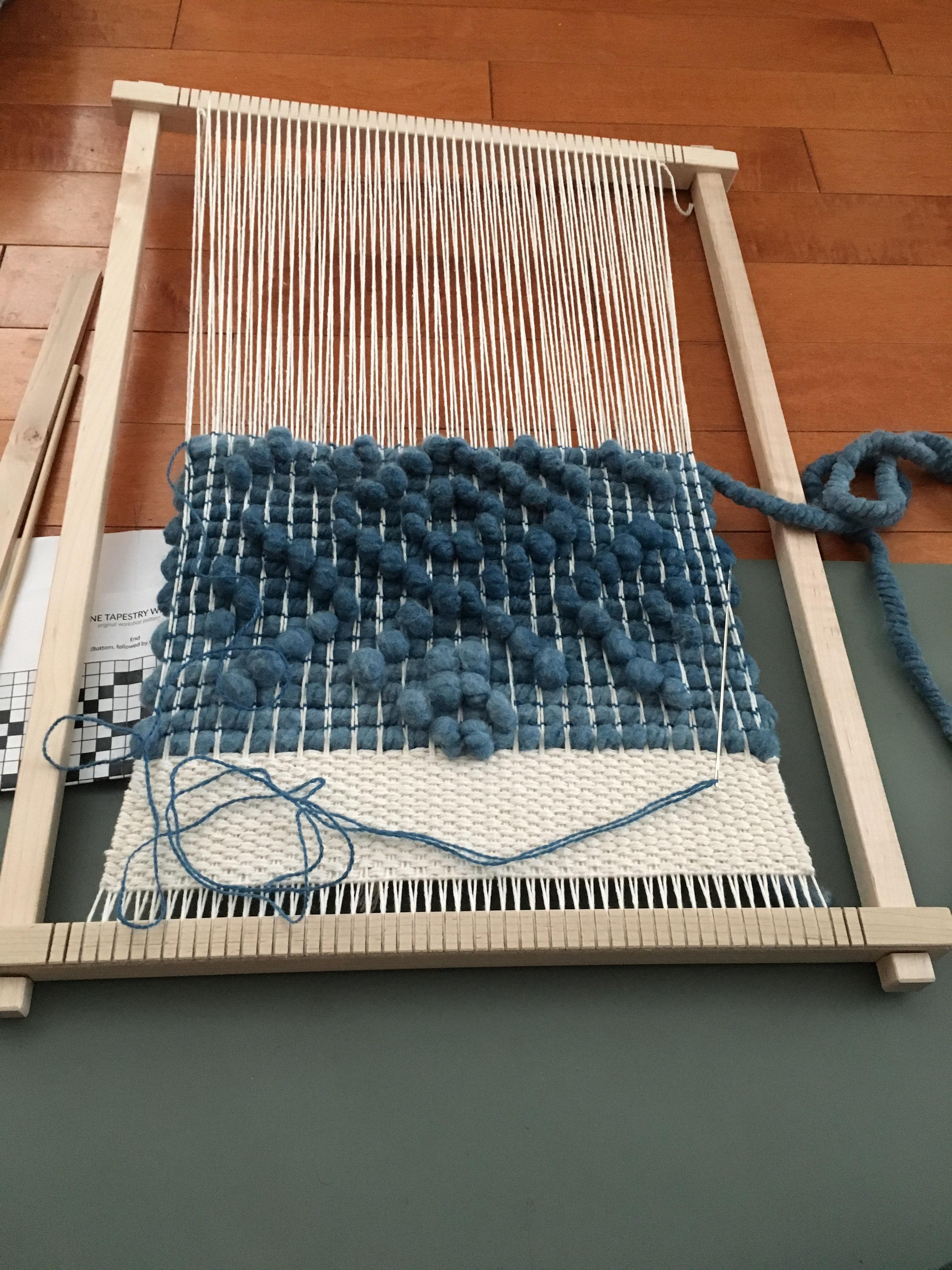 Starting the new year with my first pibione tapestry project r/weaving