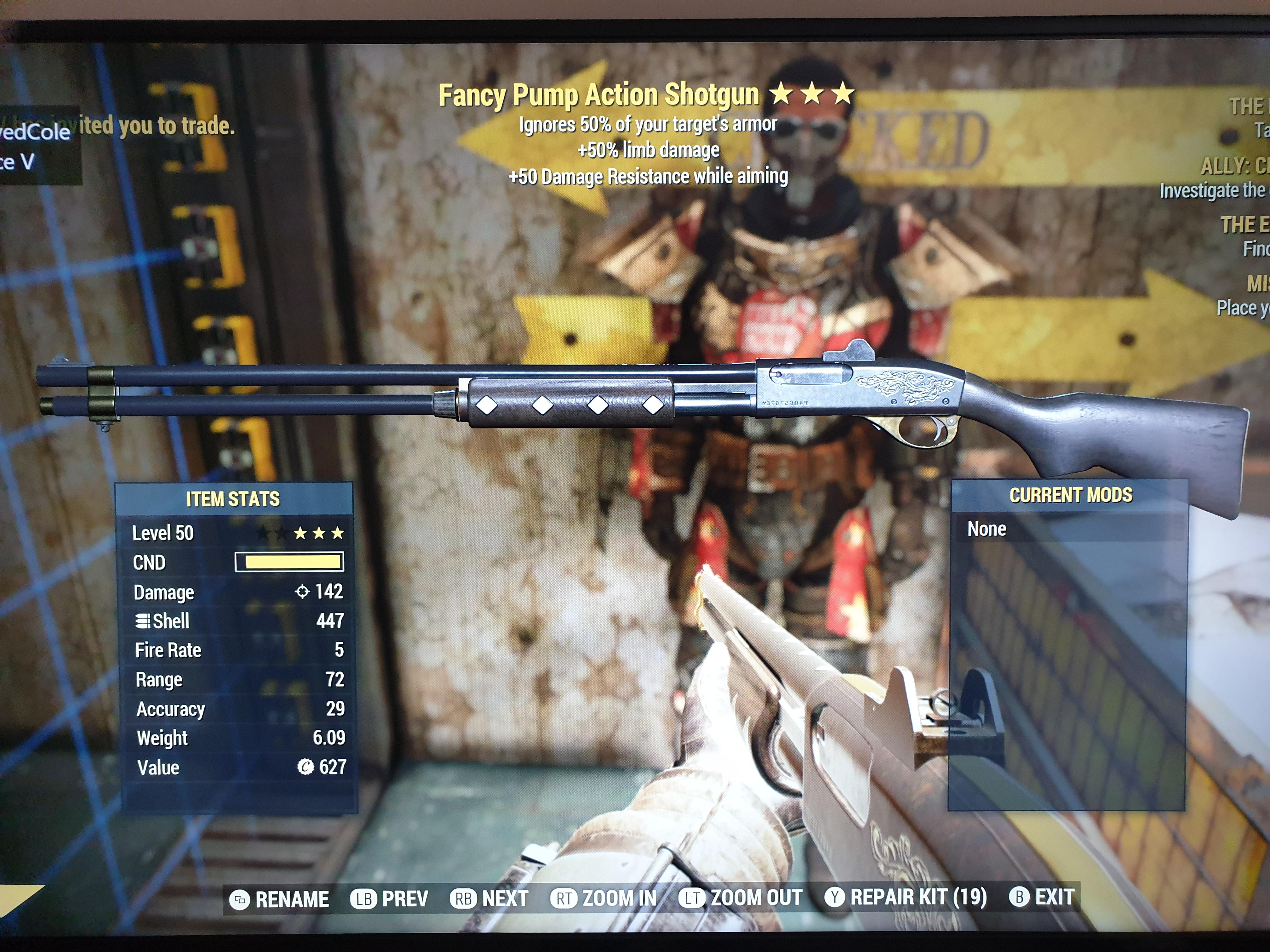 [Discussion] Fancy Pump Action Shotgun r/Market76