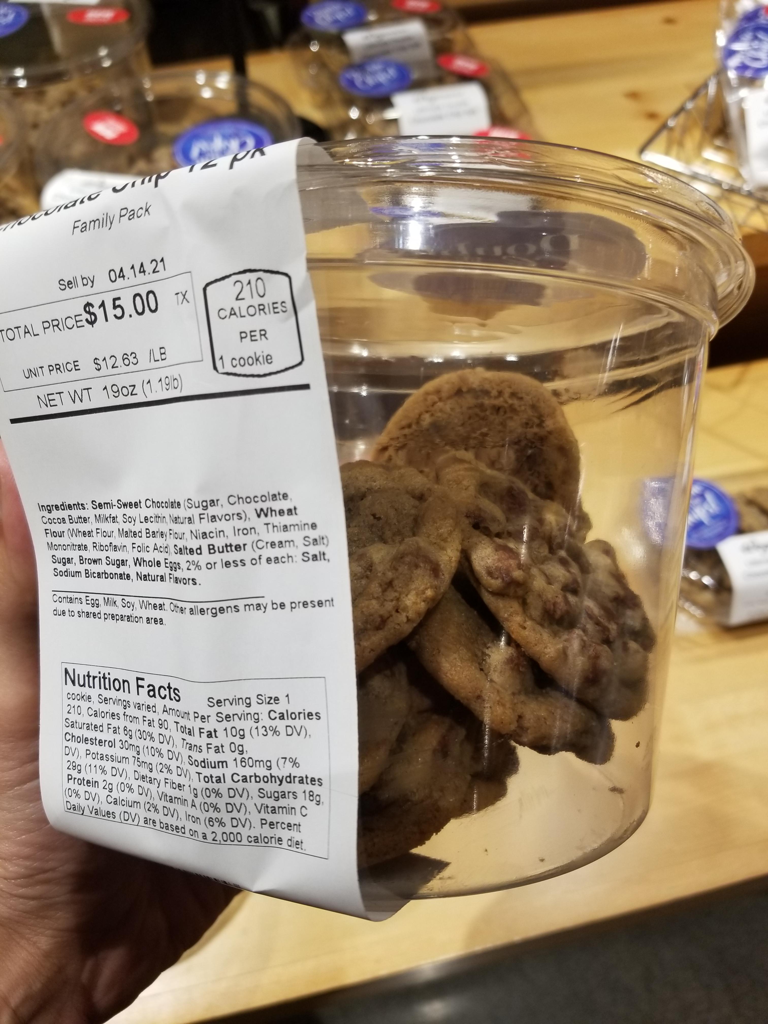 The cost of cookies at Wegmans is too damn high!! r/raleigh