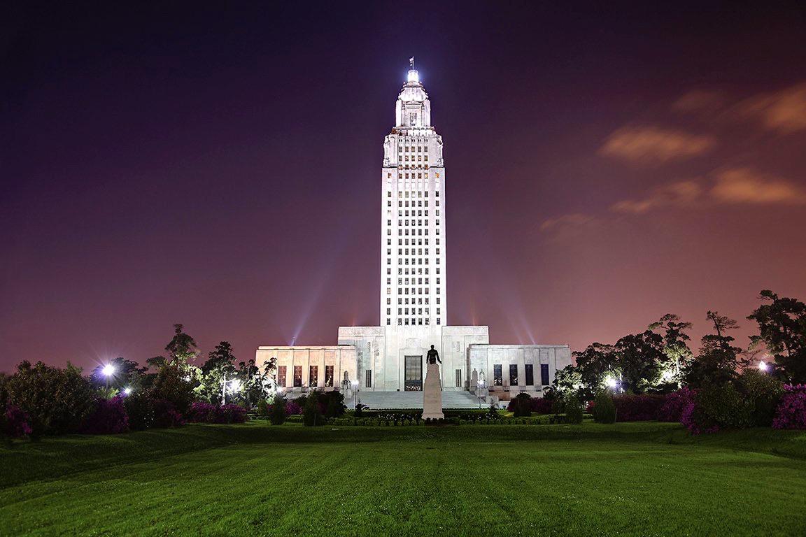 Louisiana’s Current Capitol Building; Baton Rouge, Louisiana, USA r