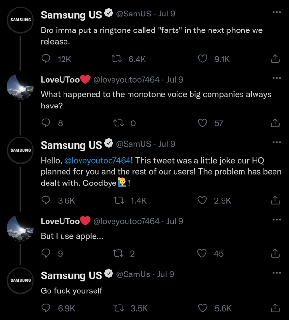 Samsung roast r/EmKay