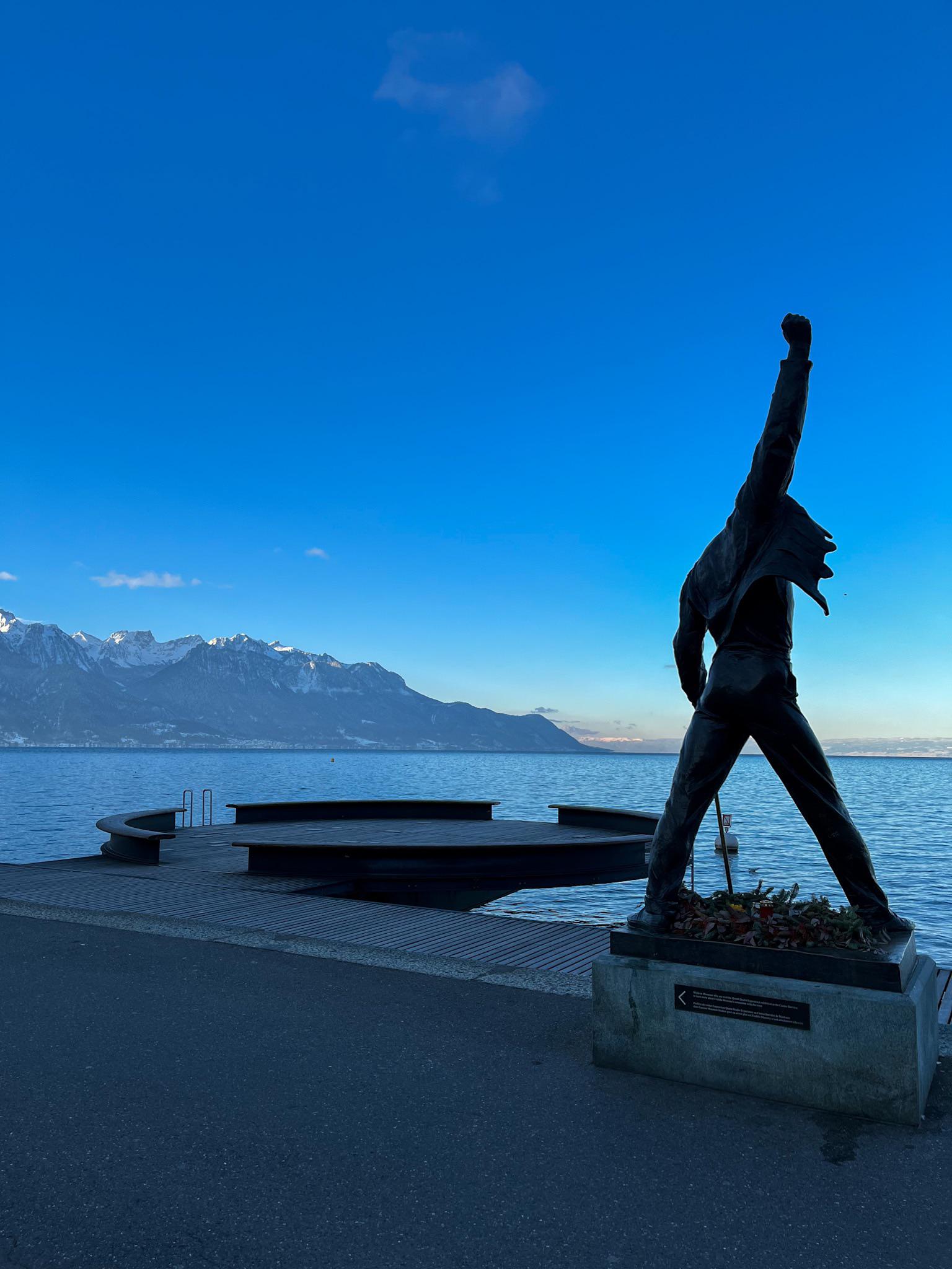 Freddie Mercury Statue (Montreux) taken during my visit this weekend