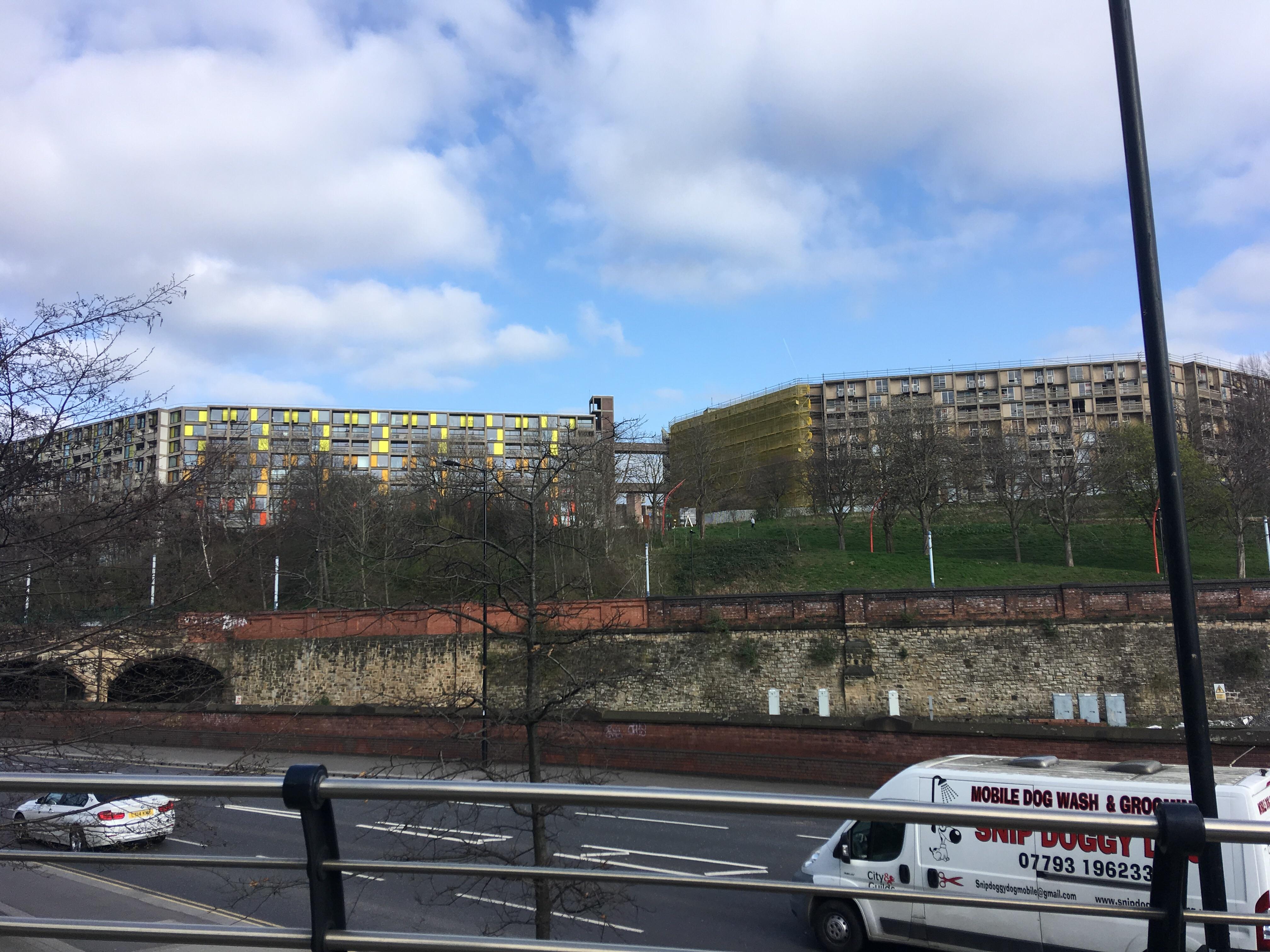Glad to see restoration of Sheffield’s iconic brutalist Park Hill Flats