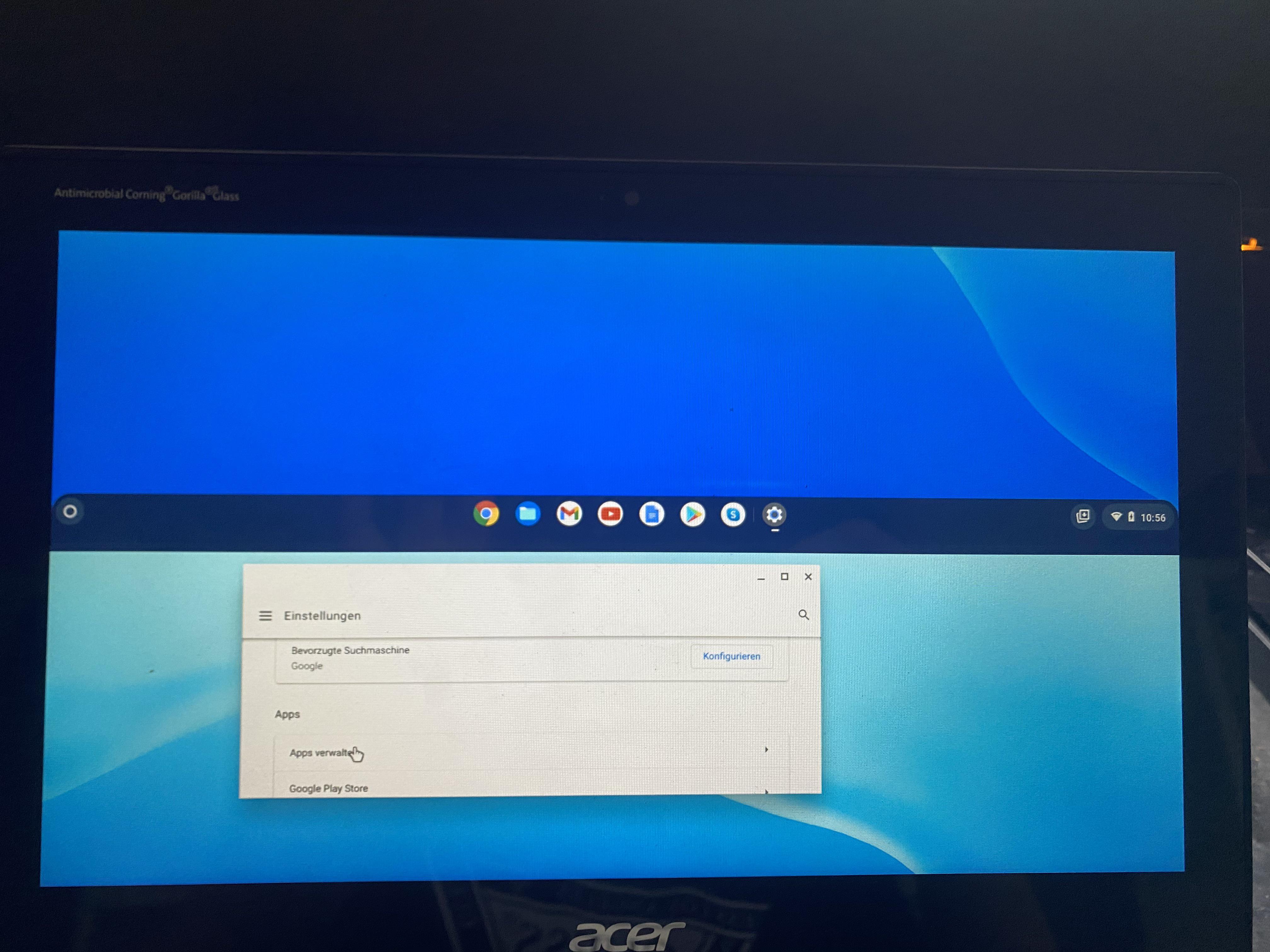 My acer chromebook automatically does this after i close the laptop