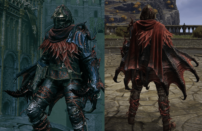 Banished dragon knight made from 3 sets r/EldenBling