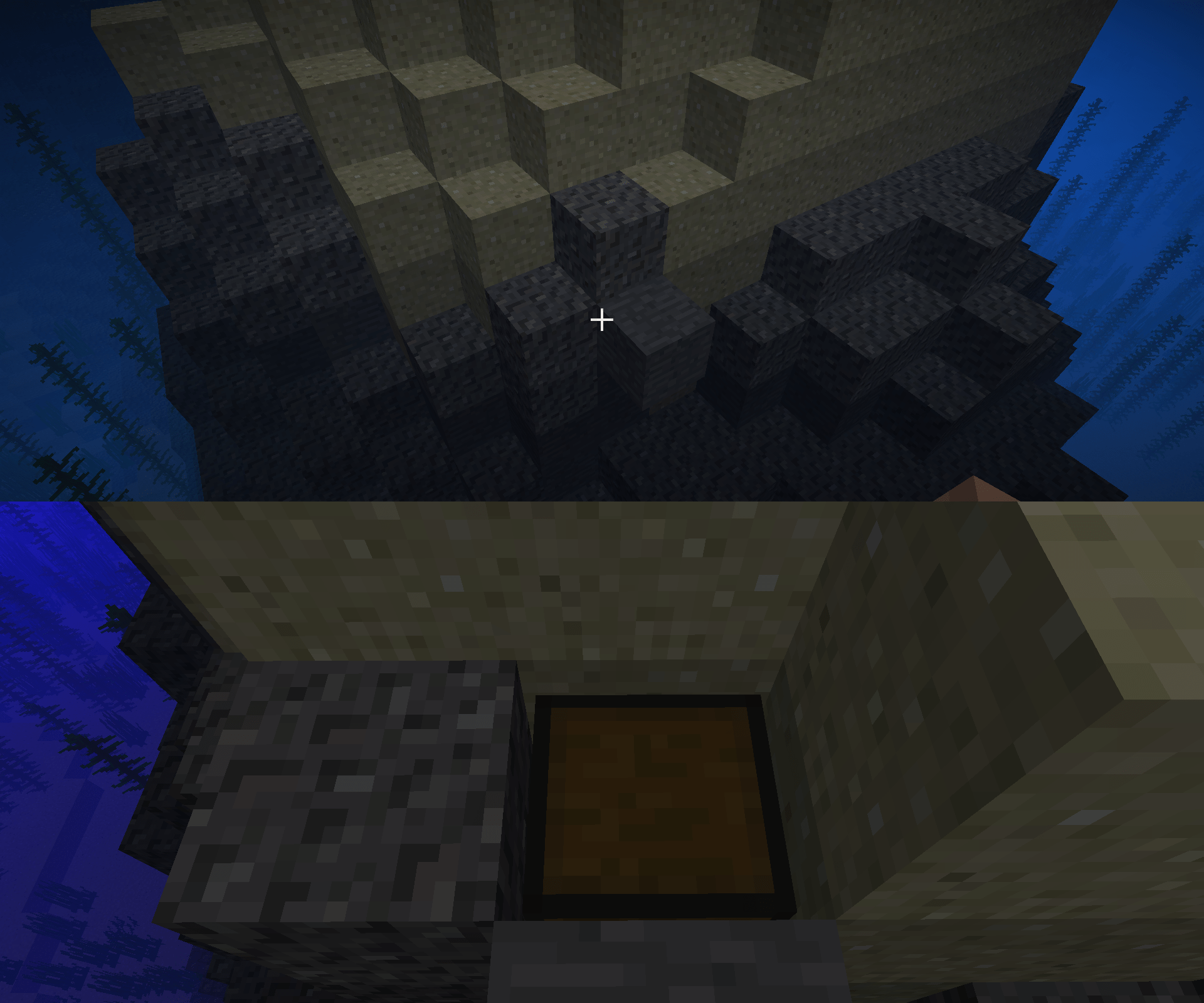 Underwater blocks that hide chests r/Minecraft