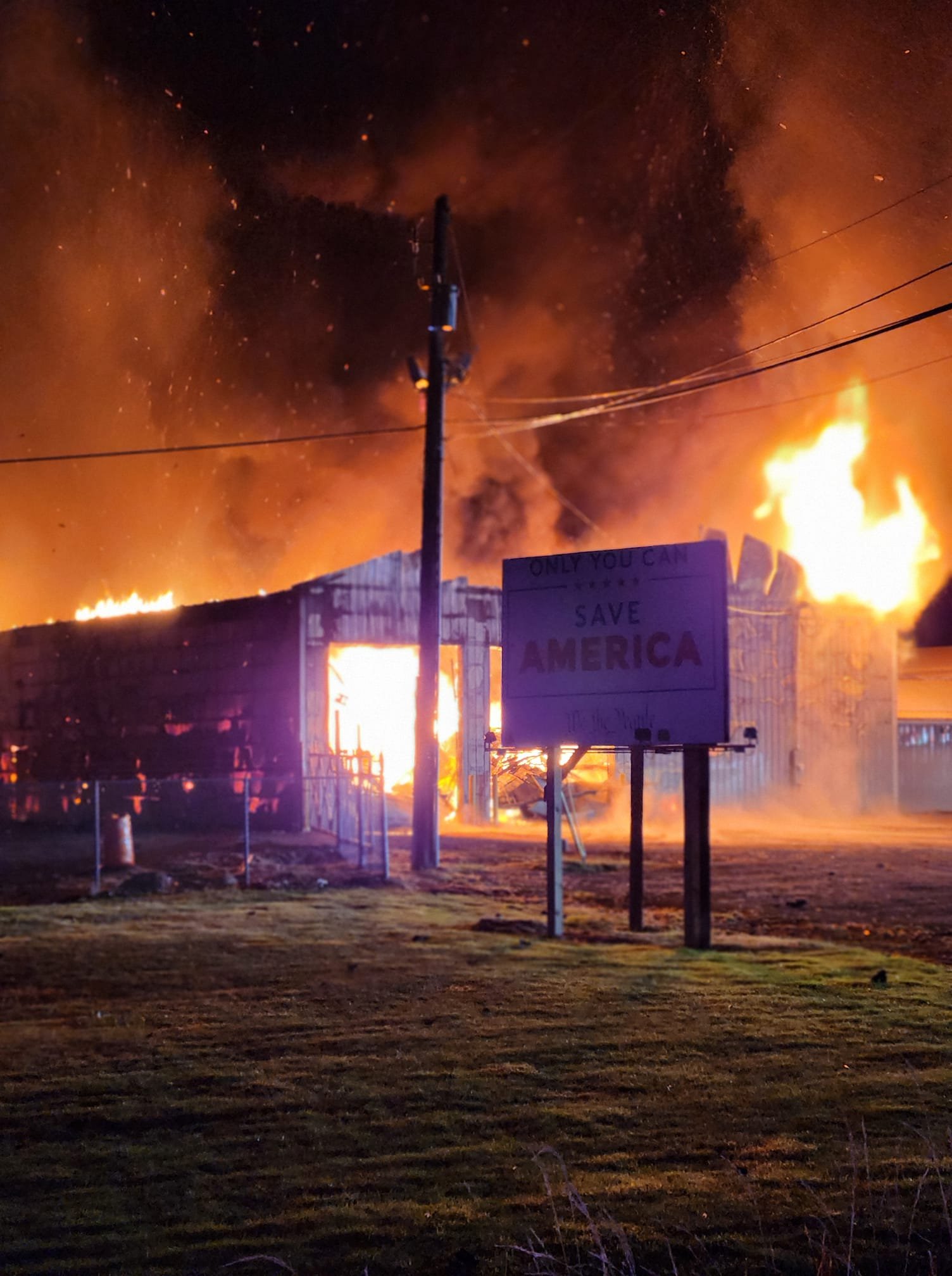 From a fire in Ravenna, Ohio on December 8th. this has to be THE